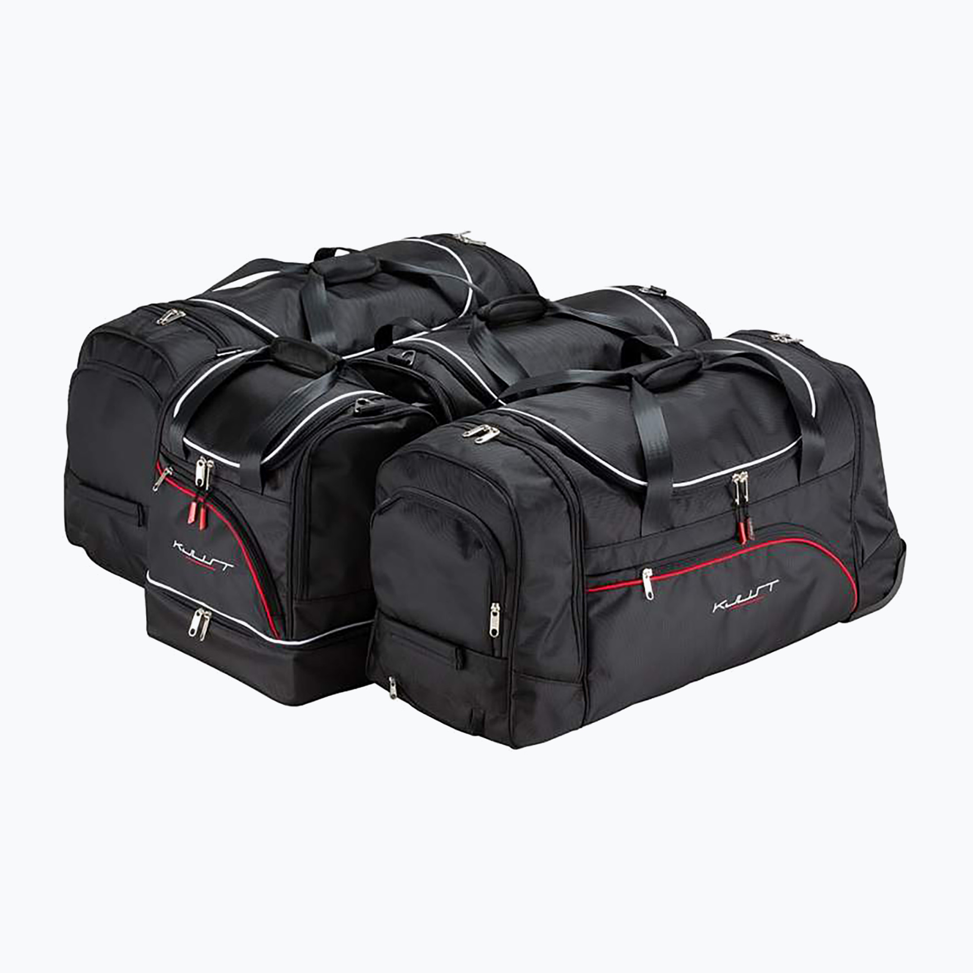 KJUST Audi Q3 Sportback set geantă portbagaj 2019+ 4 buc negru (Audi Q3 Sportback 7004065)