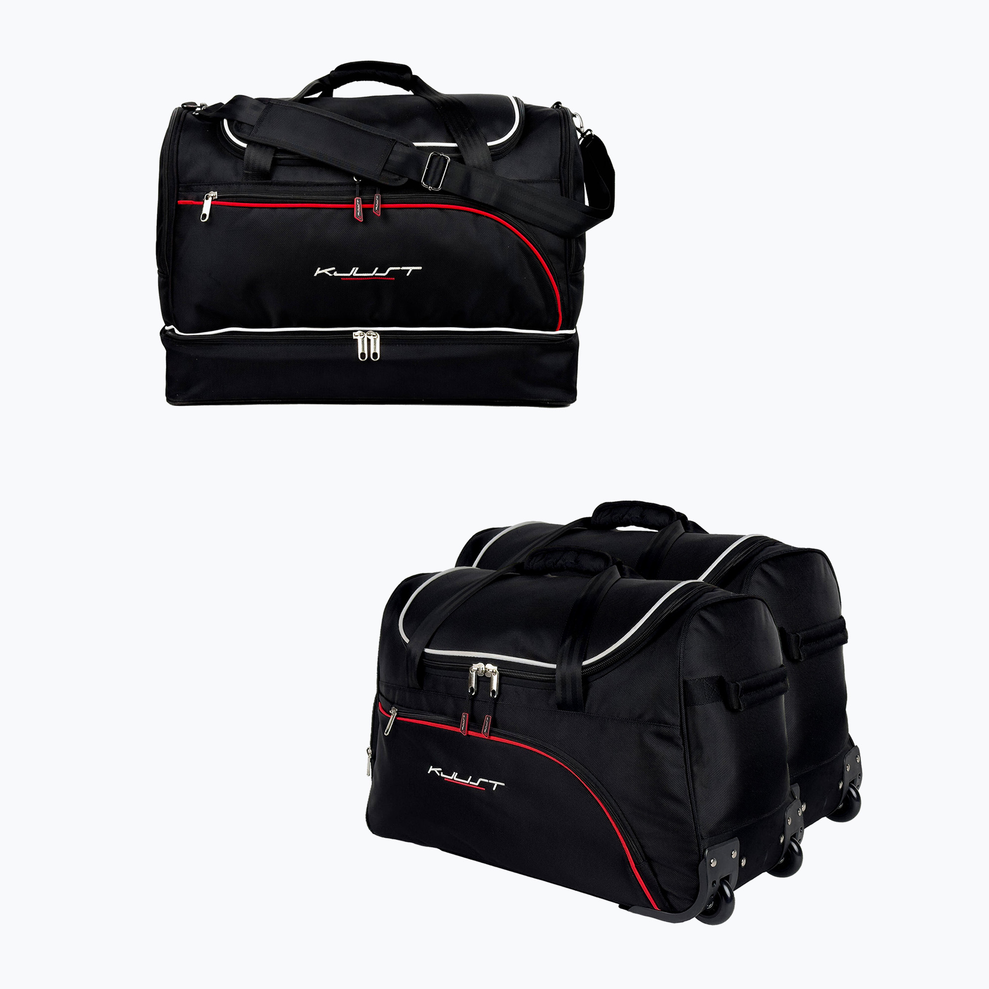 KJUST set bagaje Peugeot E-2008 2019+ 3 buc negru. (Peugeot E-2008 7032031)