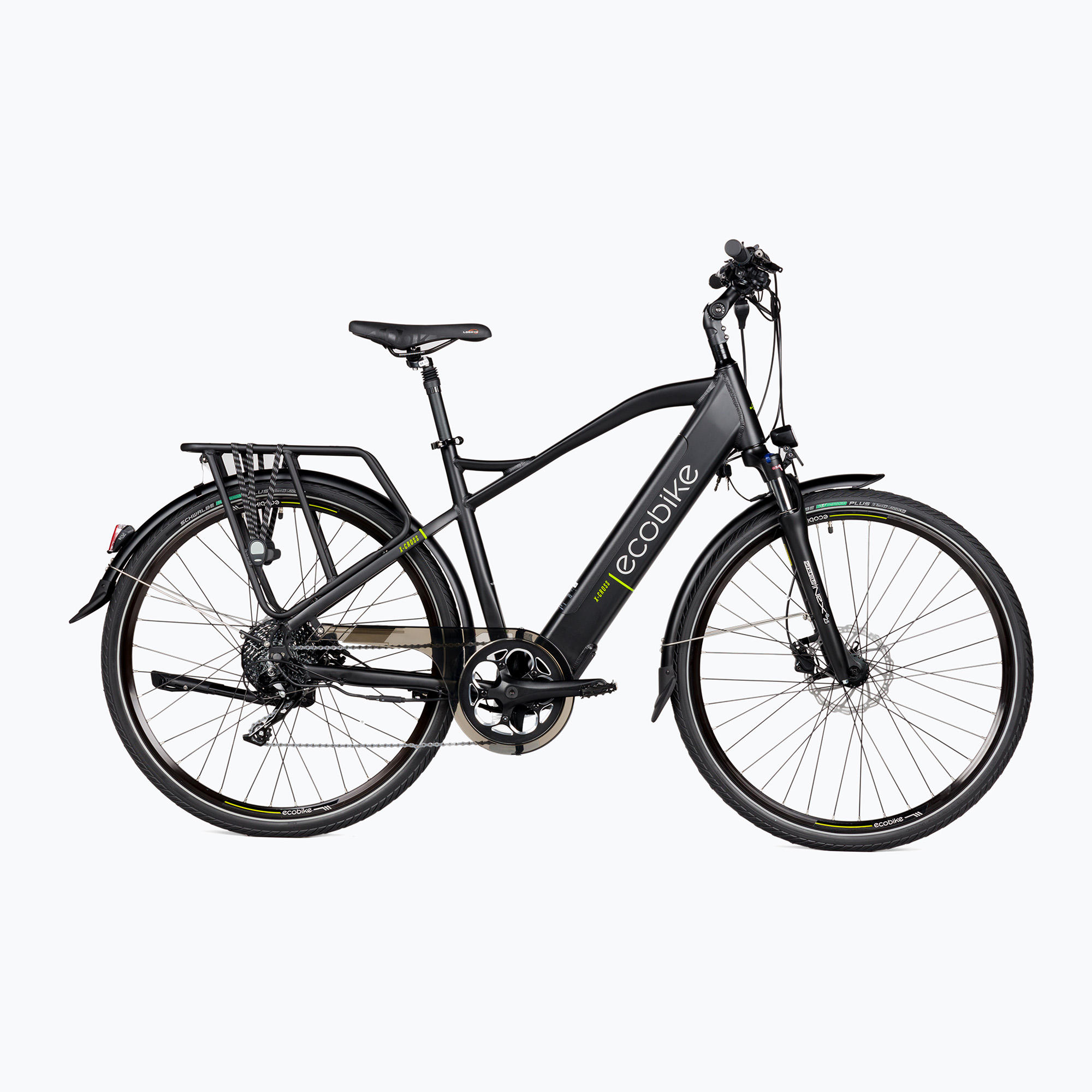 Ecobike X-Cross M/17.5Ah X-Cross LG bicicletă electrică neagră 1010303 (X-Cross M/17,5Ah X-Cross LG 1010303)