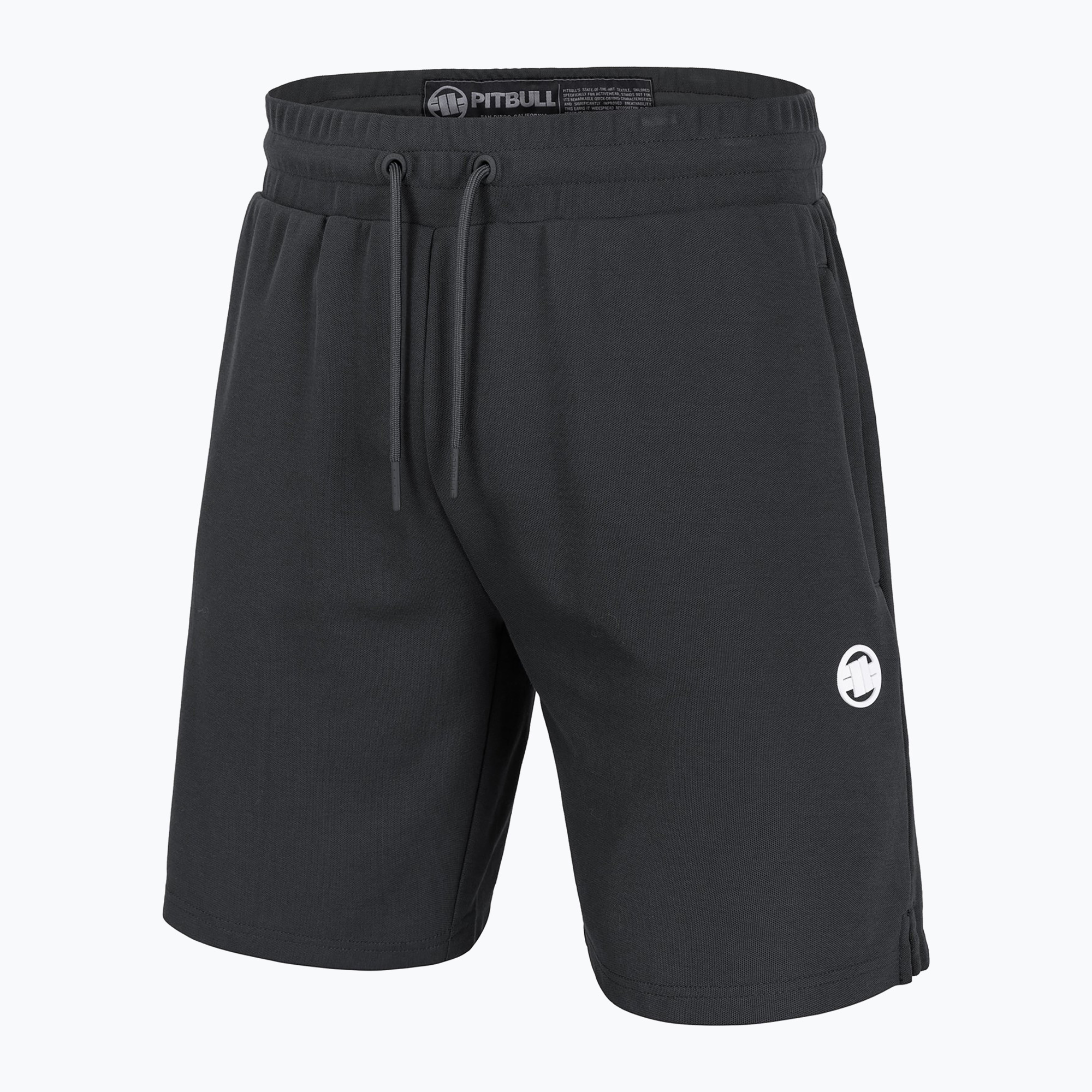 Pantaloni scurți pentru bărbați Pitbull West Coast Pique Rockey graphite (Pique Rockey 314018170004)