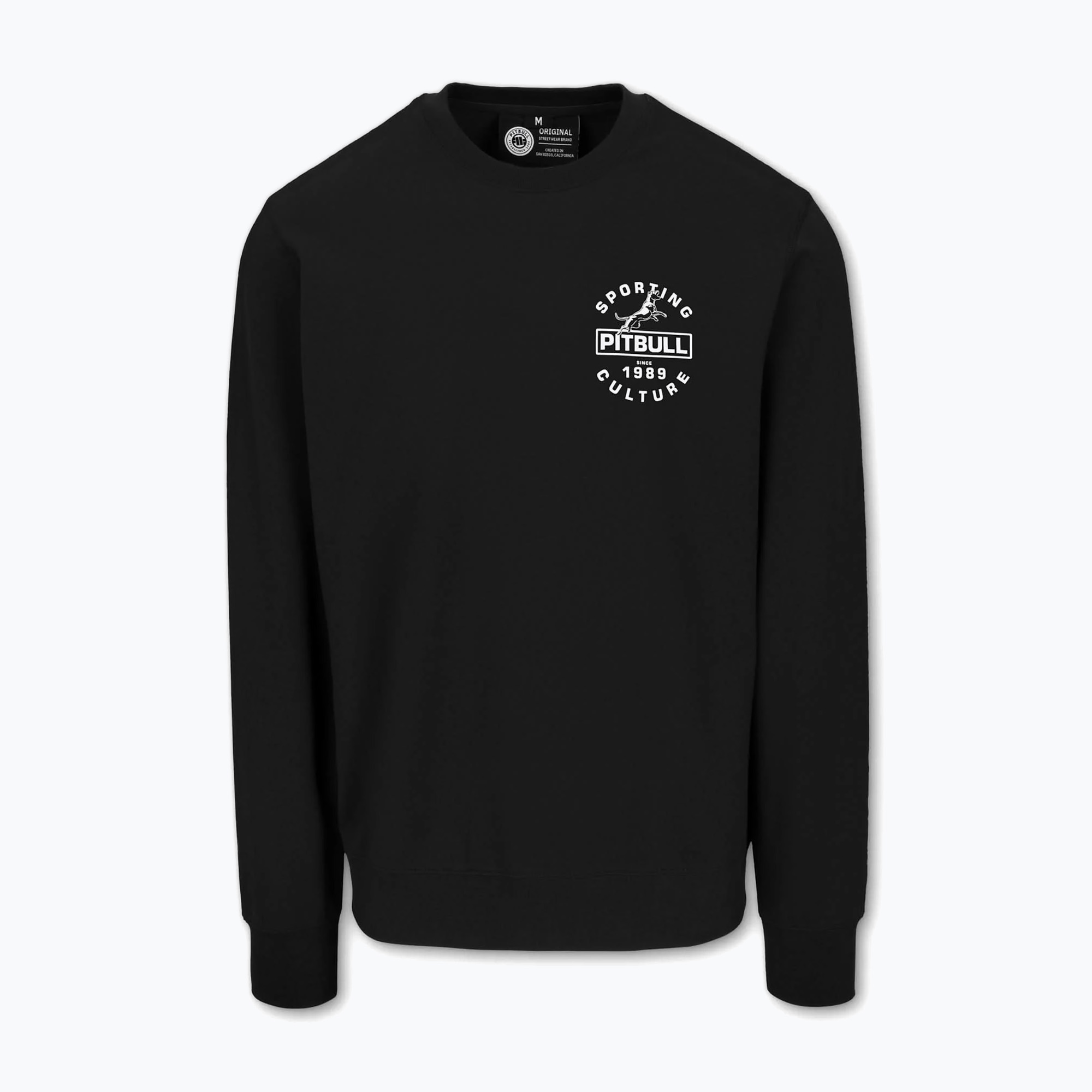 Bluză pentru bărbați  Pitbull Physical Culture Crewneck Sweatshirt black (Physical Culture Crewneck Sweatshirt 115045900001)