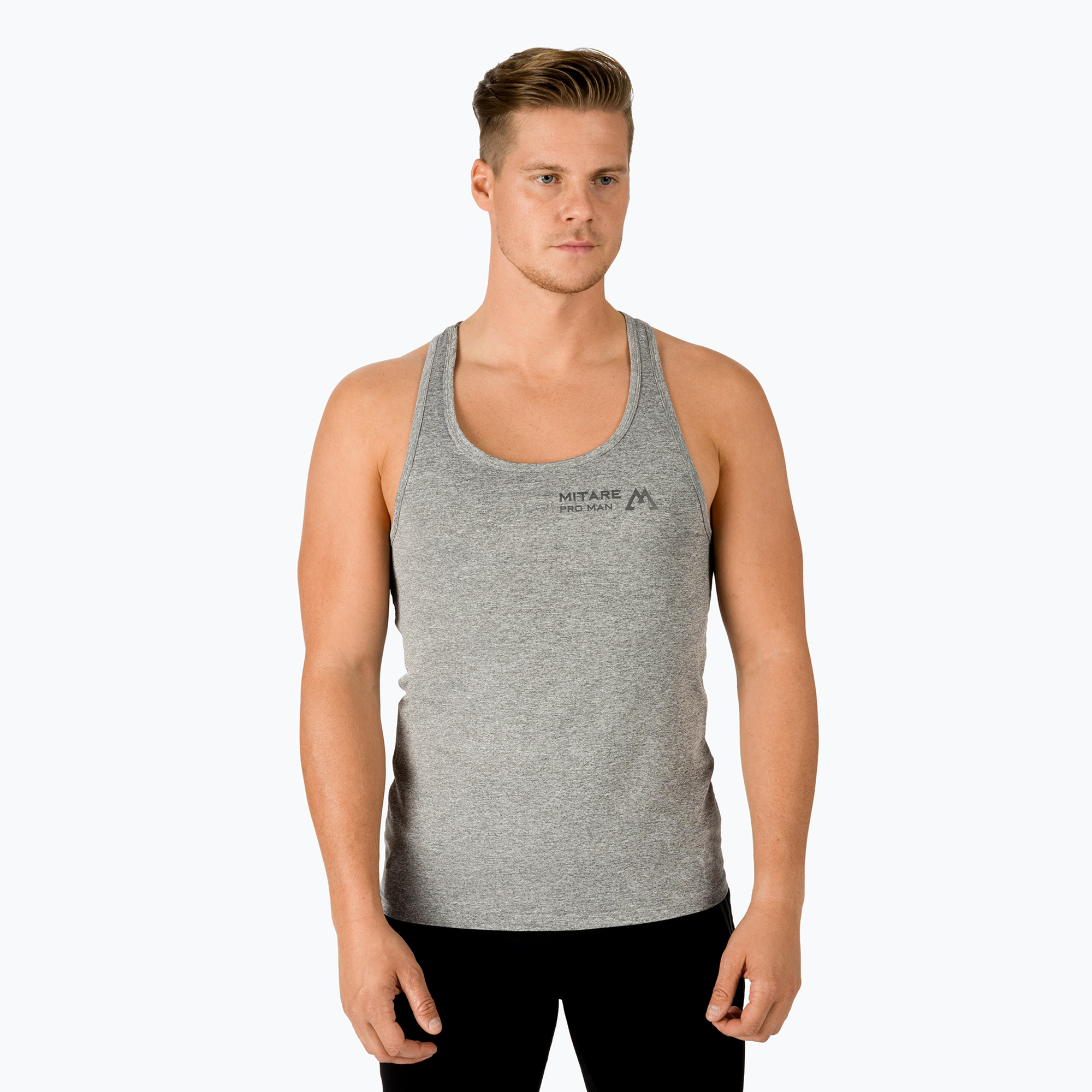 Tricou de antrenament pentru bărbați MITARE PRO gri K095 (PRO K095)