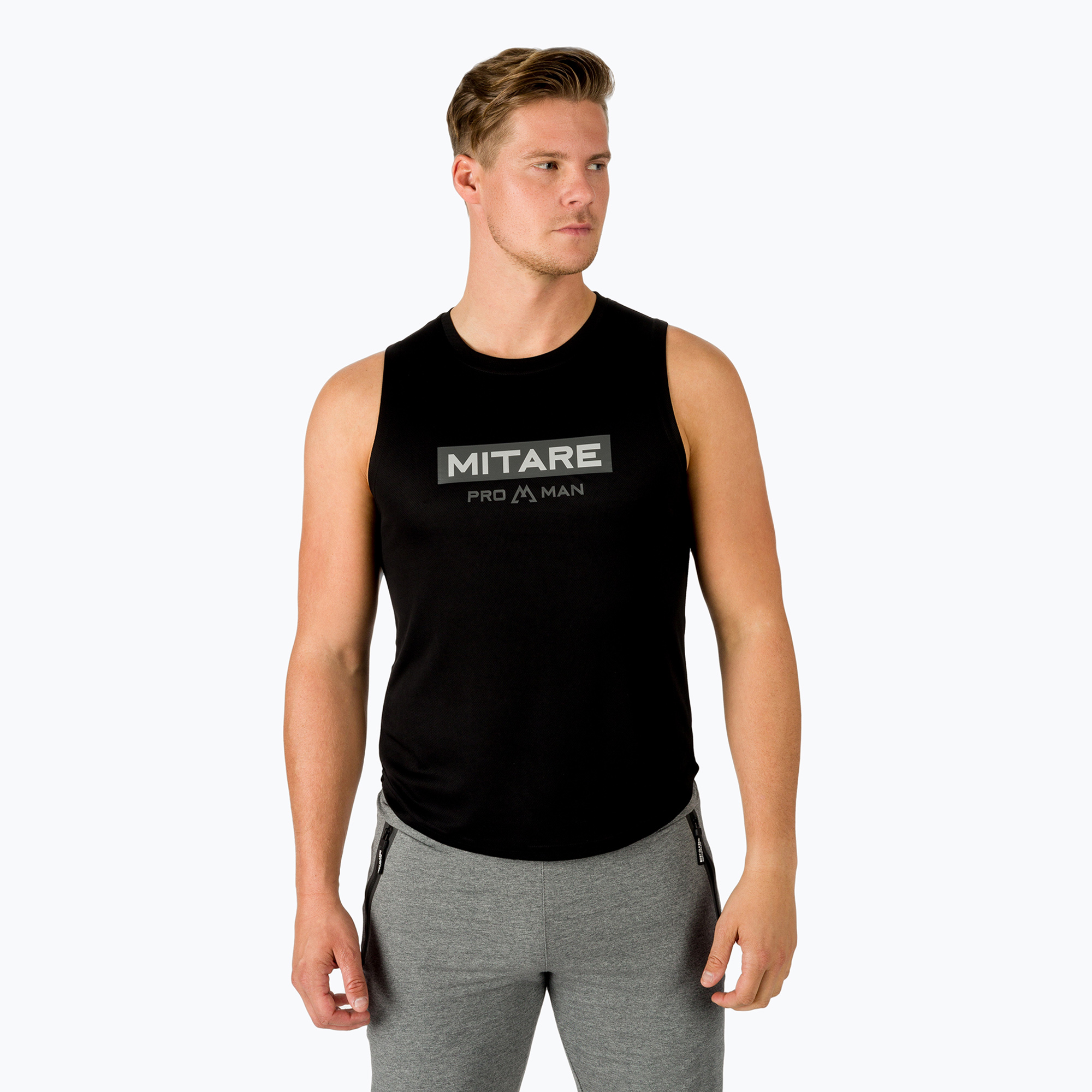 Tricou de antrenament pentru bărbați MITARE PRO negru K092 (K092PRO)