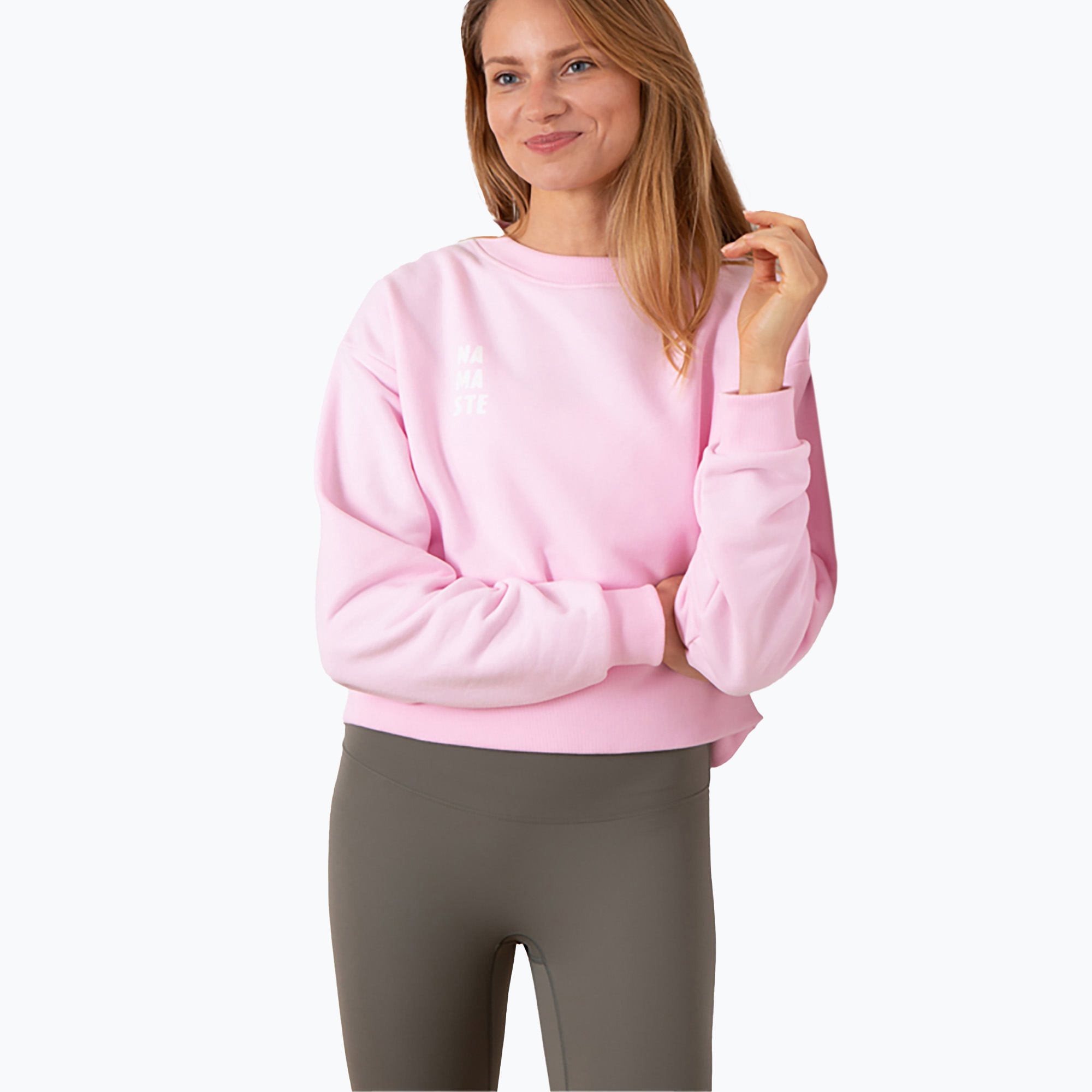 Bluză de yoga pentru femei JOYINME Namaste roz 801663