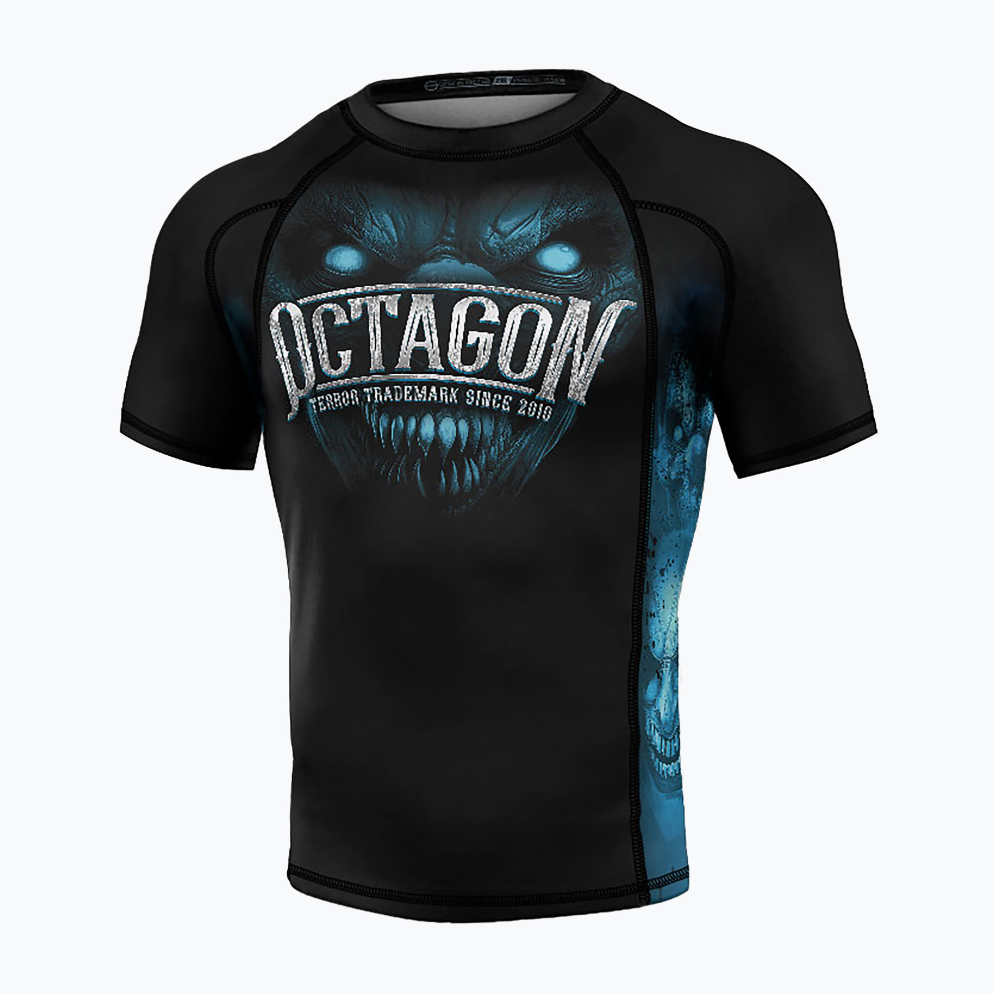 Octagon Premium Men's Rashguard Theatre of Terror 2 negru/multicolor (Premium Theatre of Terror 2 11457-R)