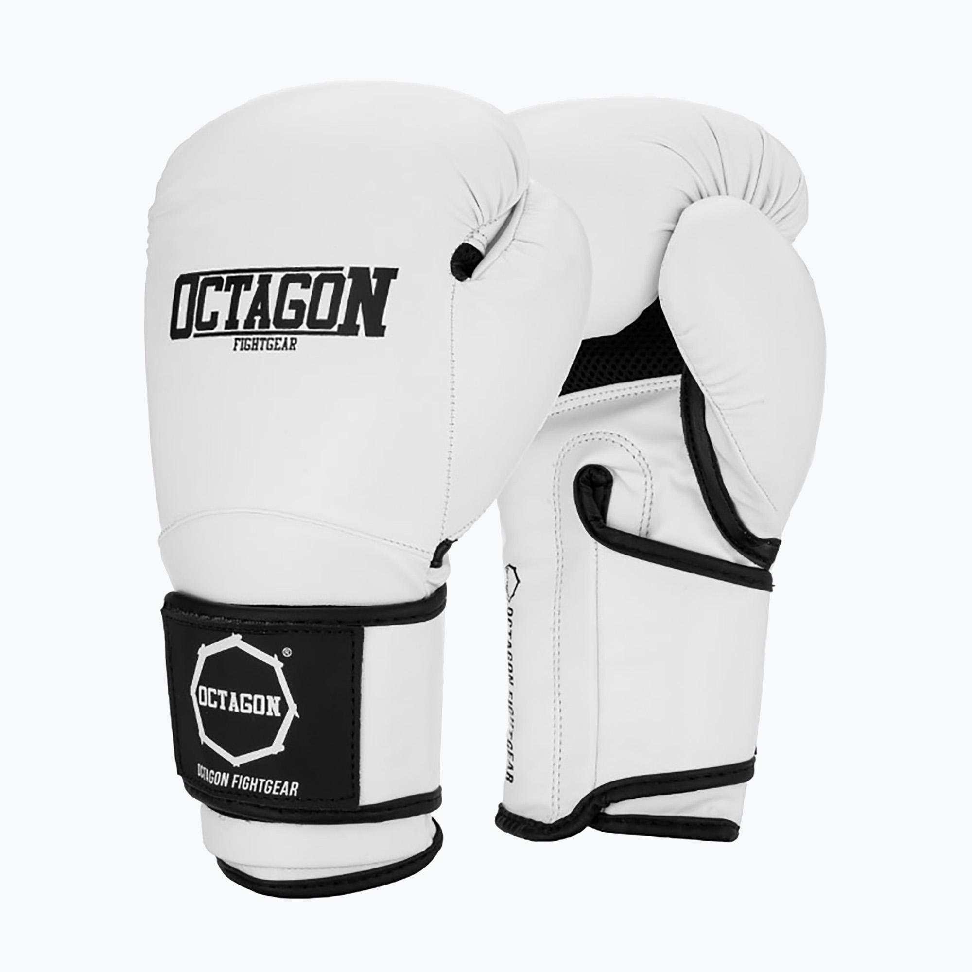 Mănuși de box Octagon Matt white (Matt 10042-PRB)
