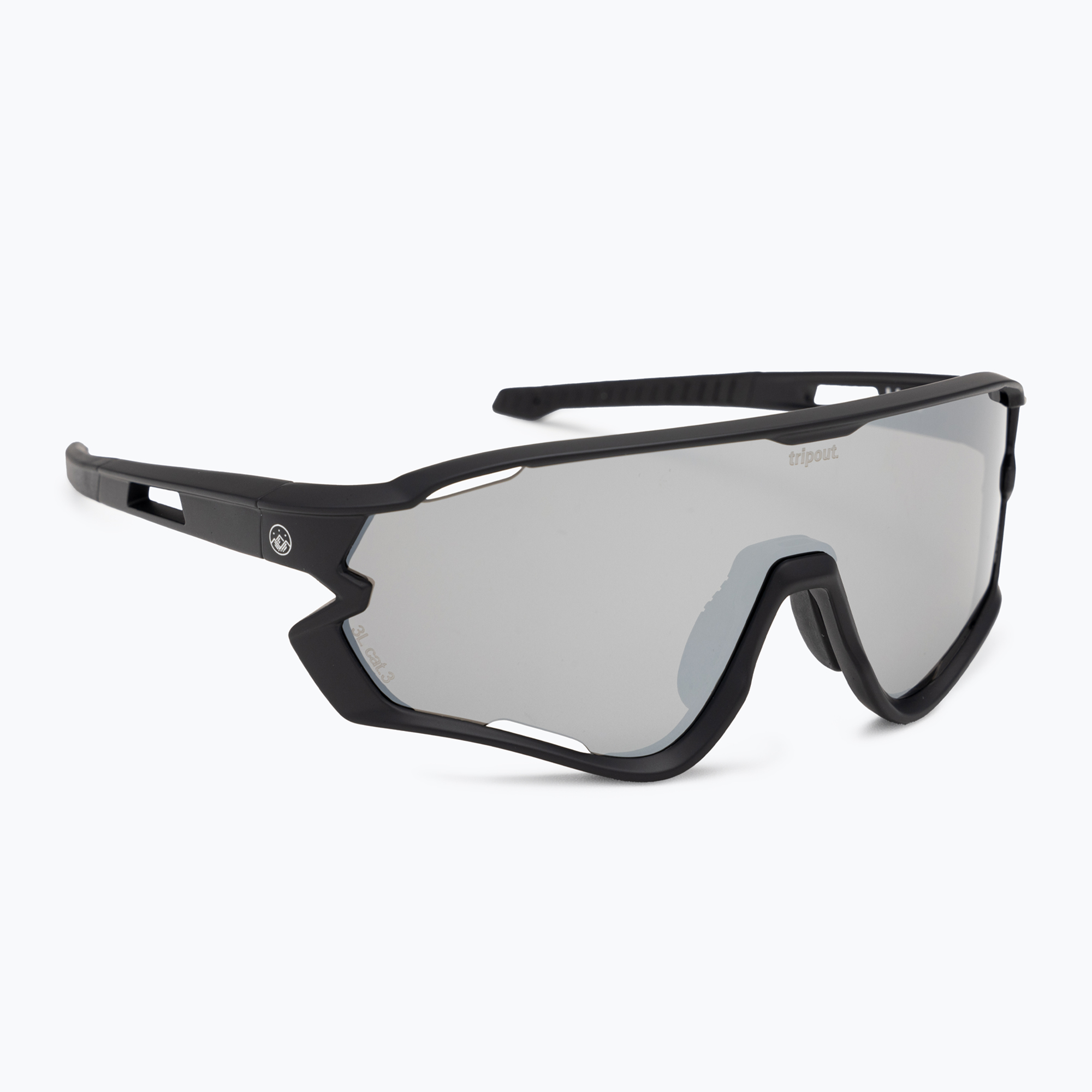 Ochelari de soare Tripout Force black/dark silver axiom