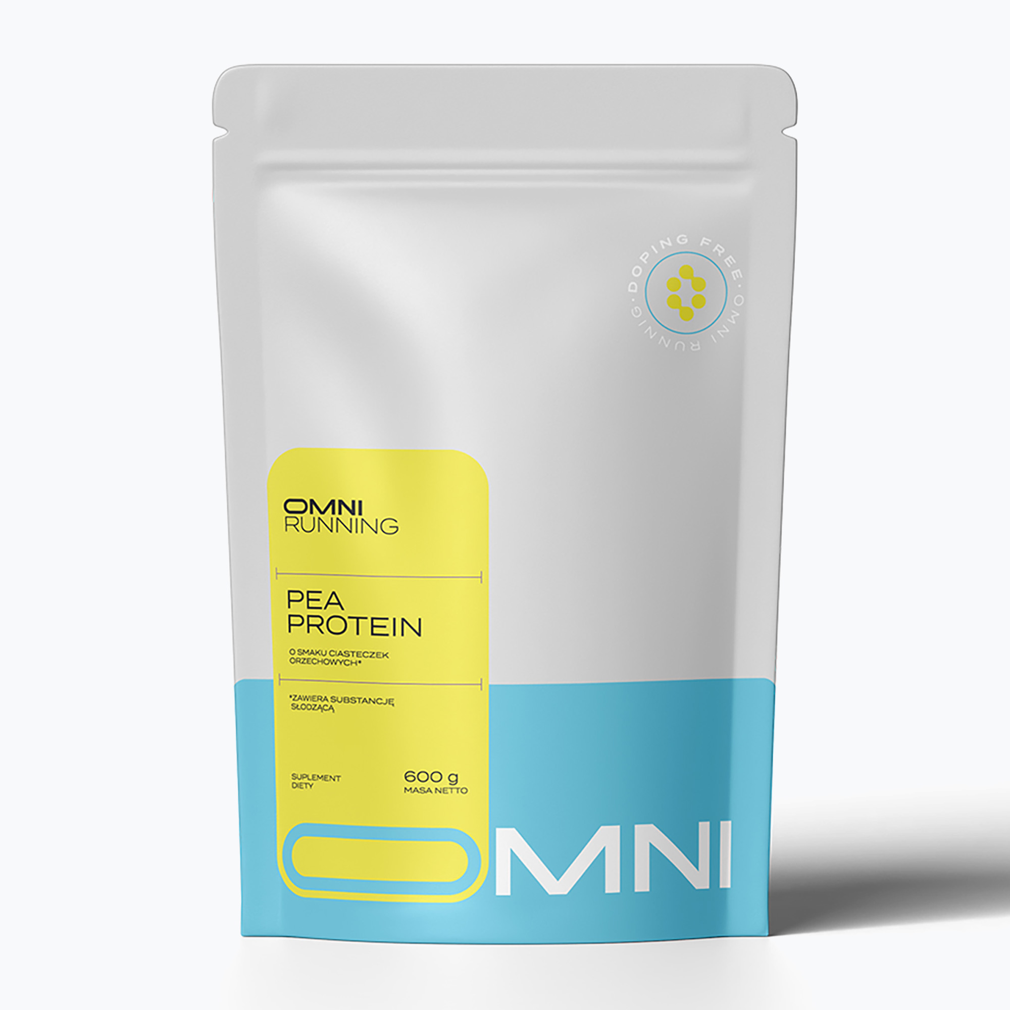 Proteină OMNI RUNNING Pea Protein 600 g (Pea Protein OM-RNRD)