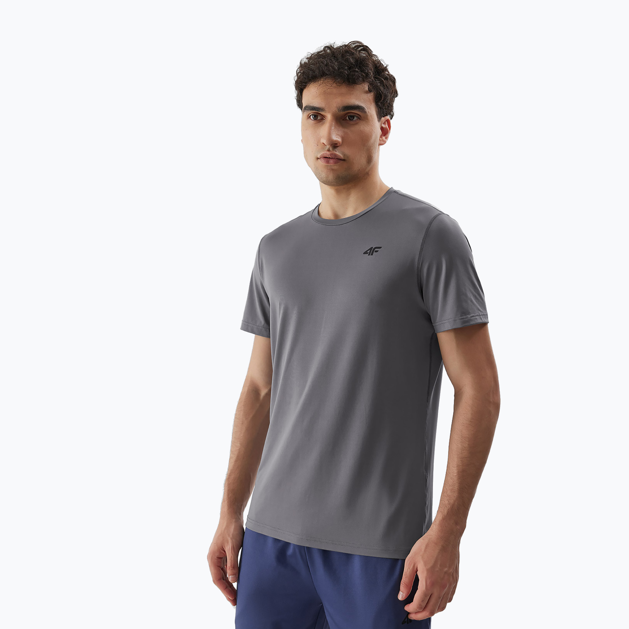 Tricou de antrenament pentru bărbați 4F M448 gri