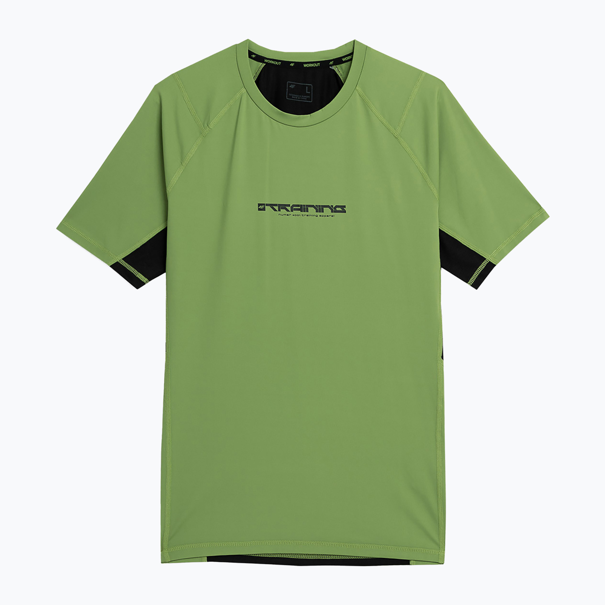 Tricou de antrenament pentru bărbați 4F M437 verde (M437 4FAW23TFTSM437)