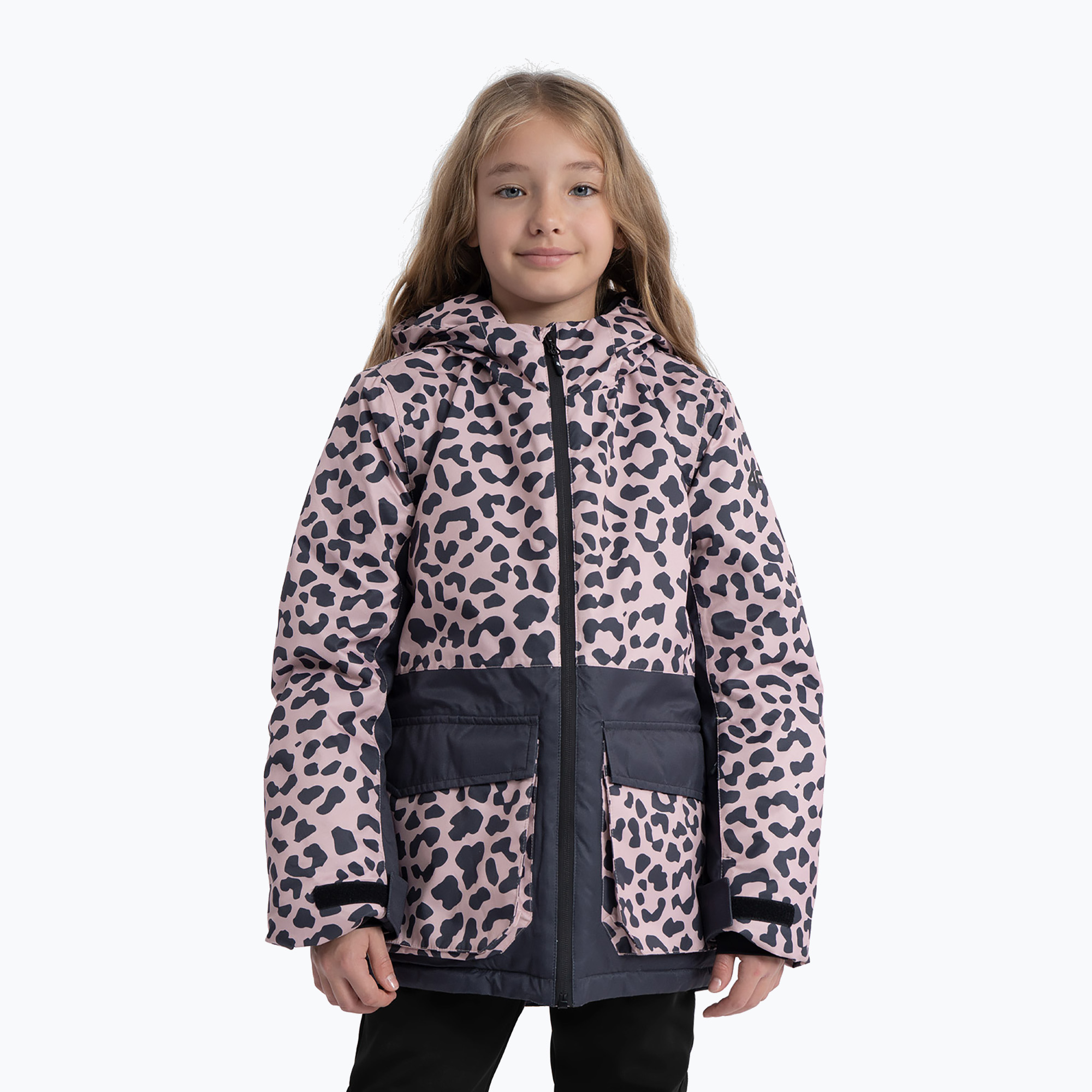 Jachetă de schi pentru copii 4F F357 multicoloră 4F F357 all-over (F357 4FJAW23TTJAF357)