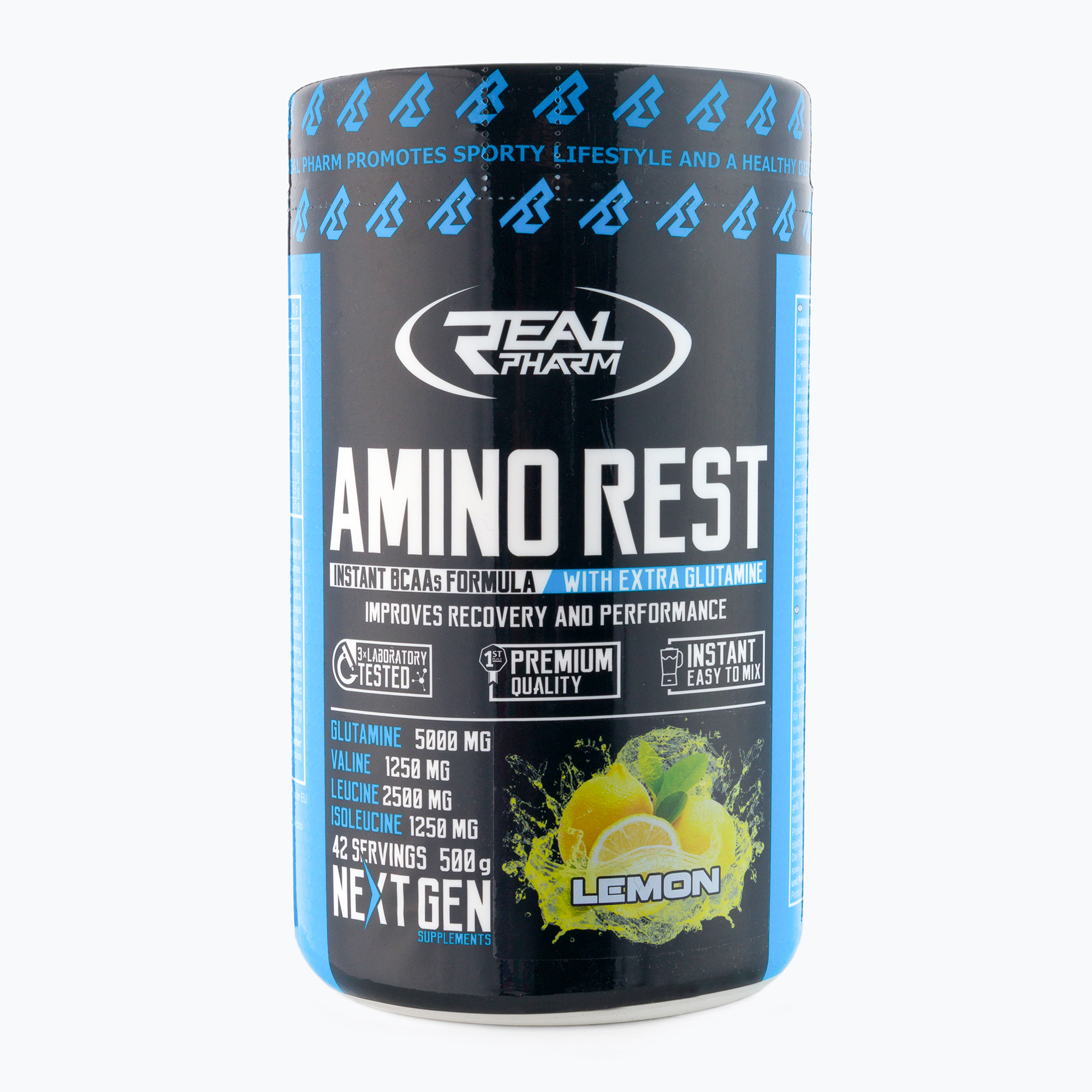 Aminoacizi Real Pharm Amino Rest 500g Lemon 666589 (Amino Rest 666589)