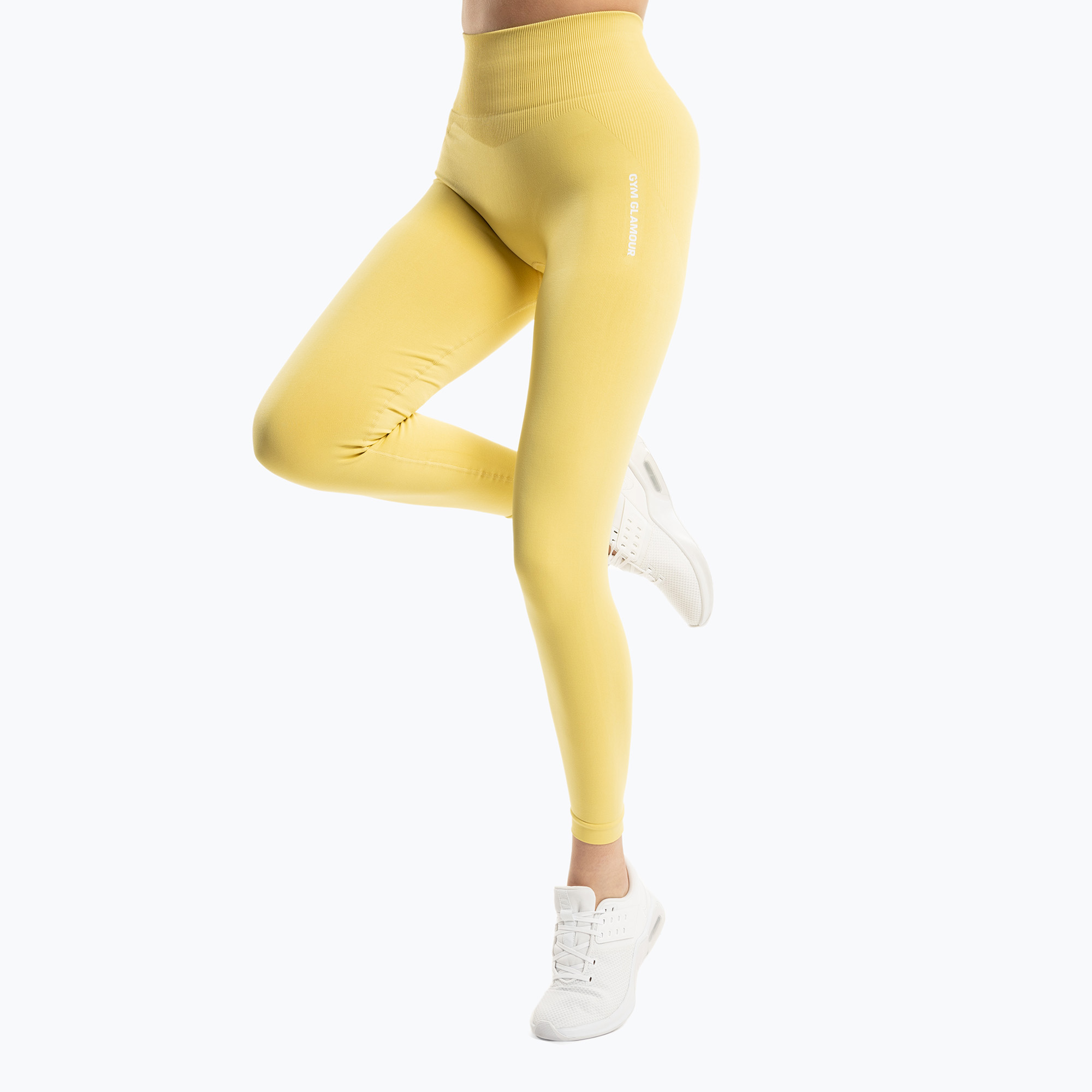 Colanți de antrenament pentru femei Gym Glamour Compress Golden Hour 451 (Compress 451)