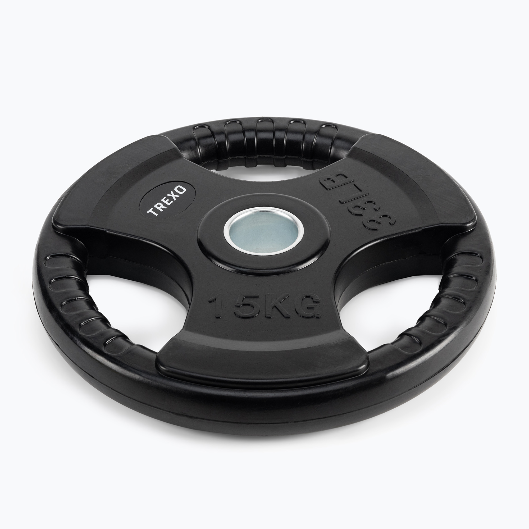 Greutate din fontă cauciucată TREXO czarne RW15 15 kg (RW15)