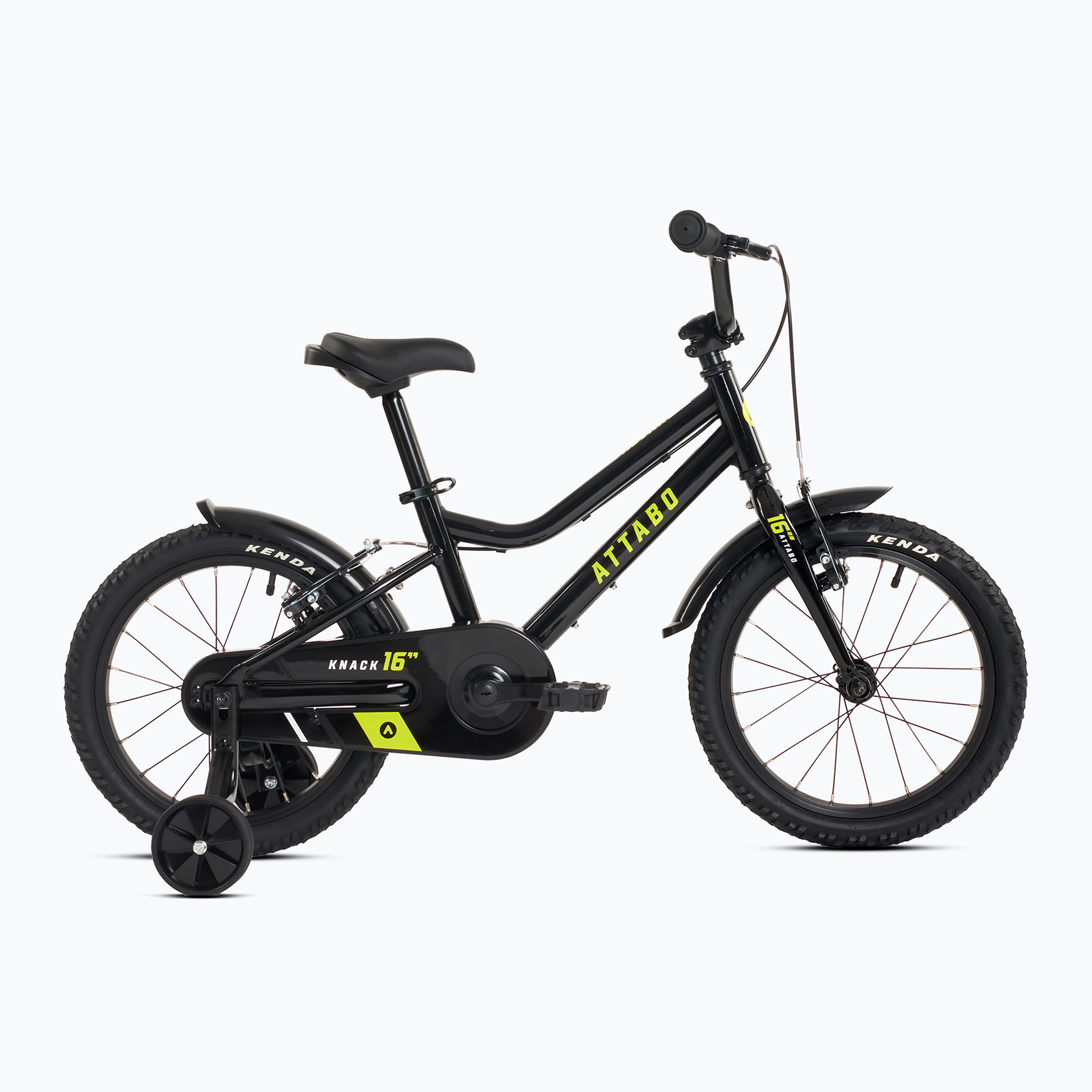 Bicicletă pentru copii ATTABO KNACK 16" neagră (KNACK 16" ATB-B5I059-BK)