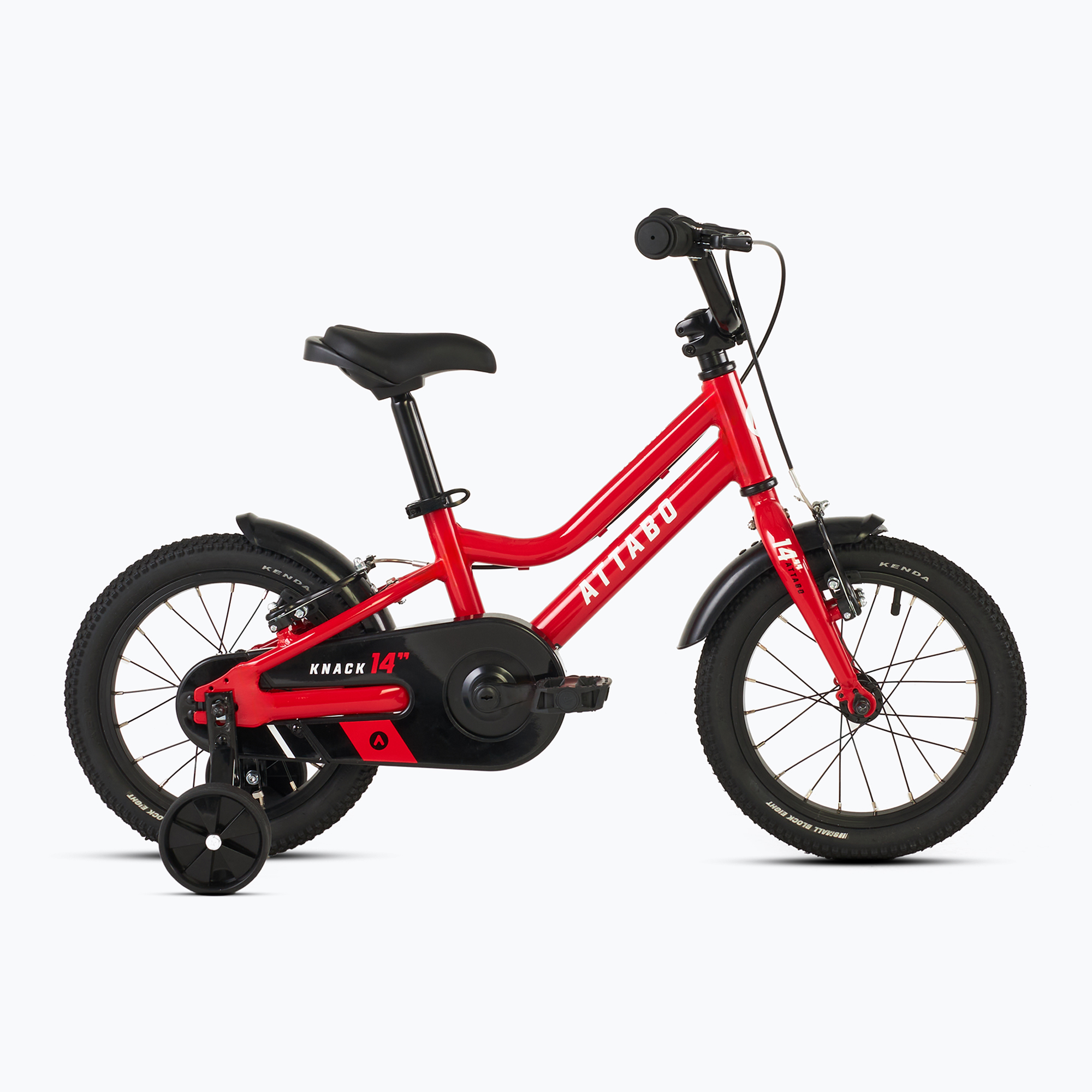 Bicicletă pentru copii ATTABO KNACK 14" roșie (KNACK 14" ATB-B5I020-RD)