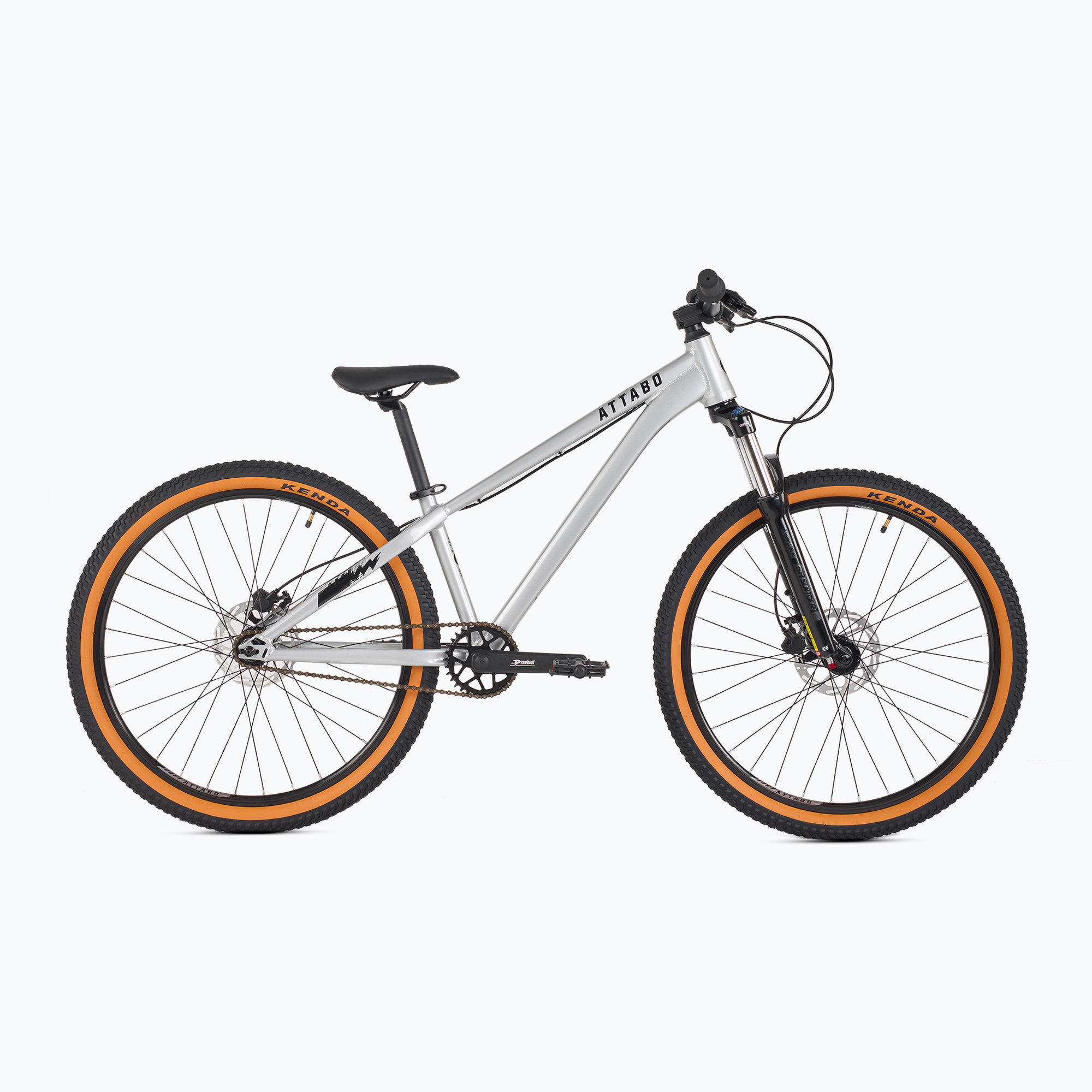 Bicicletă dirt pentru adolescenți ATTABO PERT 2.0 26" gri