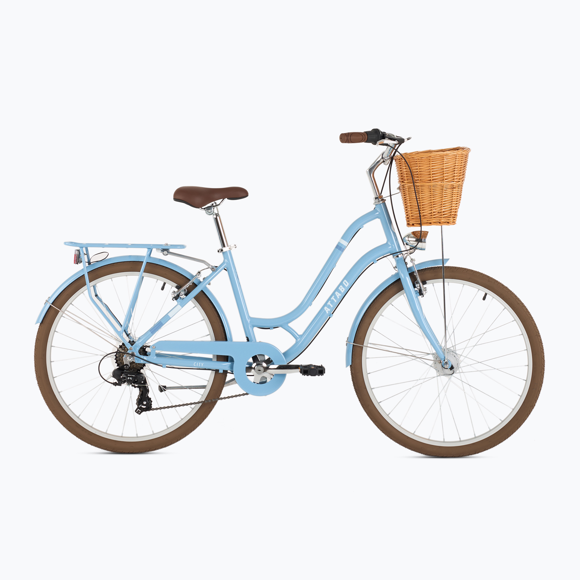 Bicicletă de oraș pentru adolescenți ATTABO CITY 26" albastru (CITY 26" ATB-B5I040-BL)