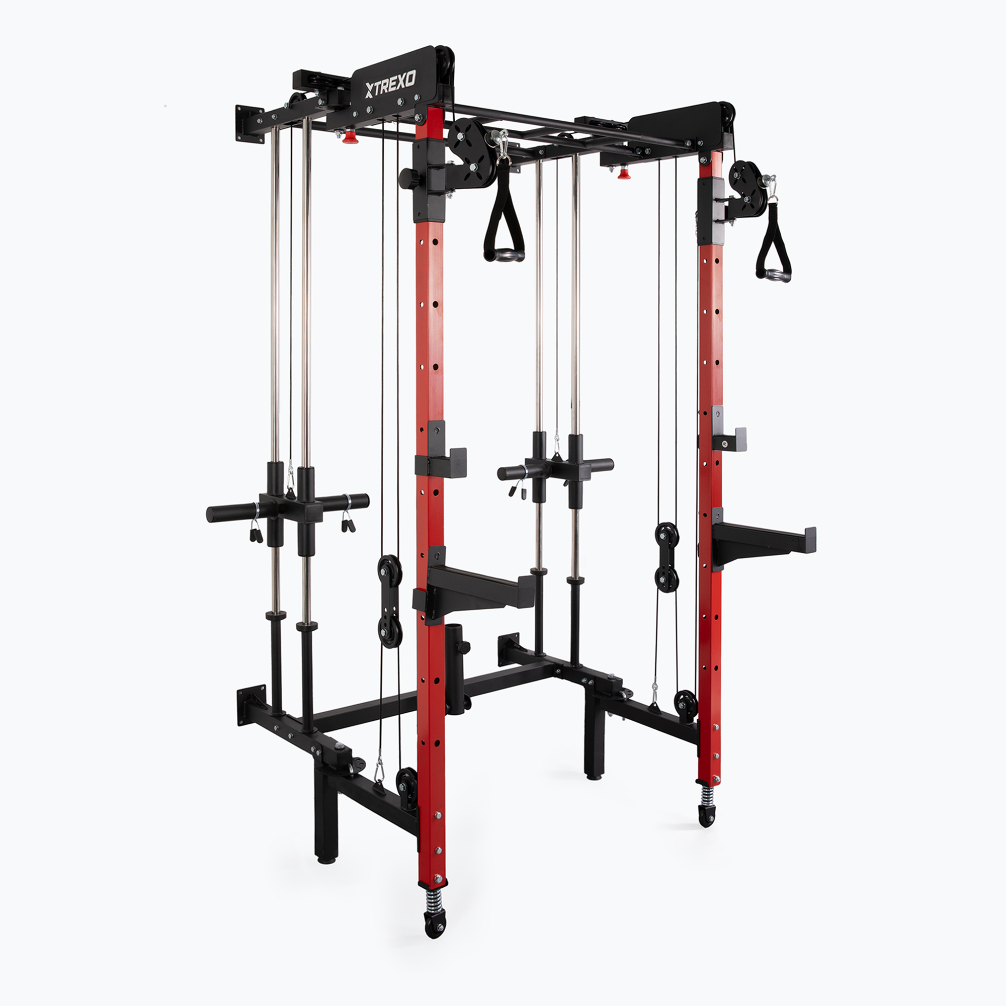 Scripete de exerciții TREXO FusionRack negru (FusionRack TRX-B5Y004-BL)