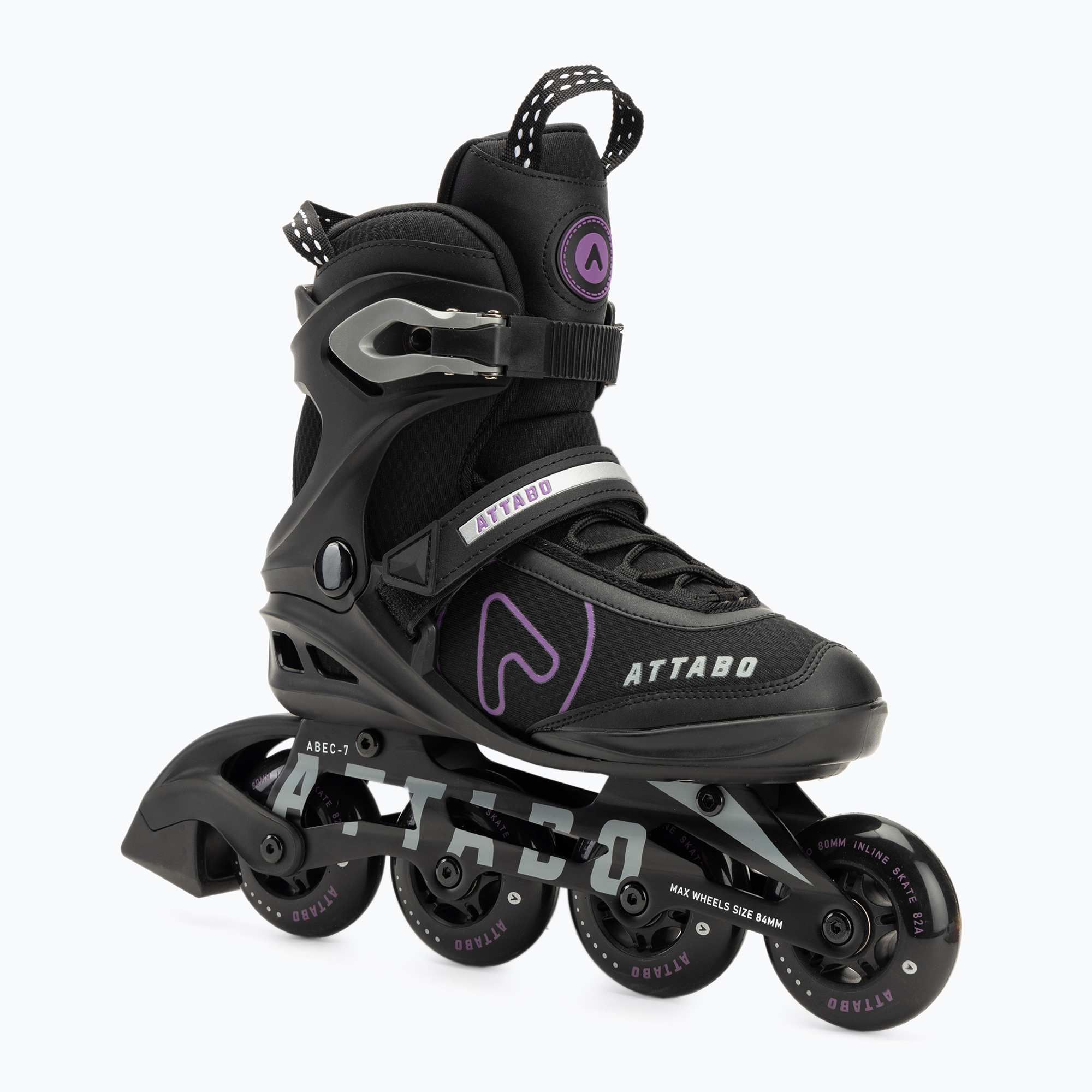 Patine cu rotile pentru femei ATTABO Bricker fitness negru (Bricker ATB-B4B191-PK)