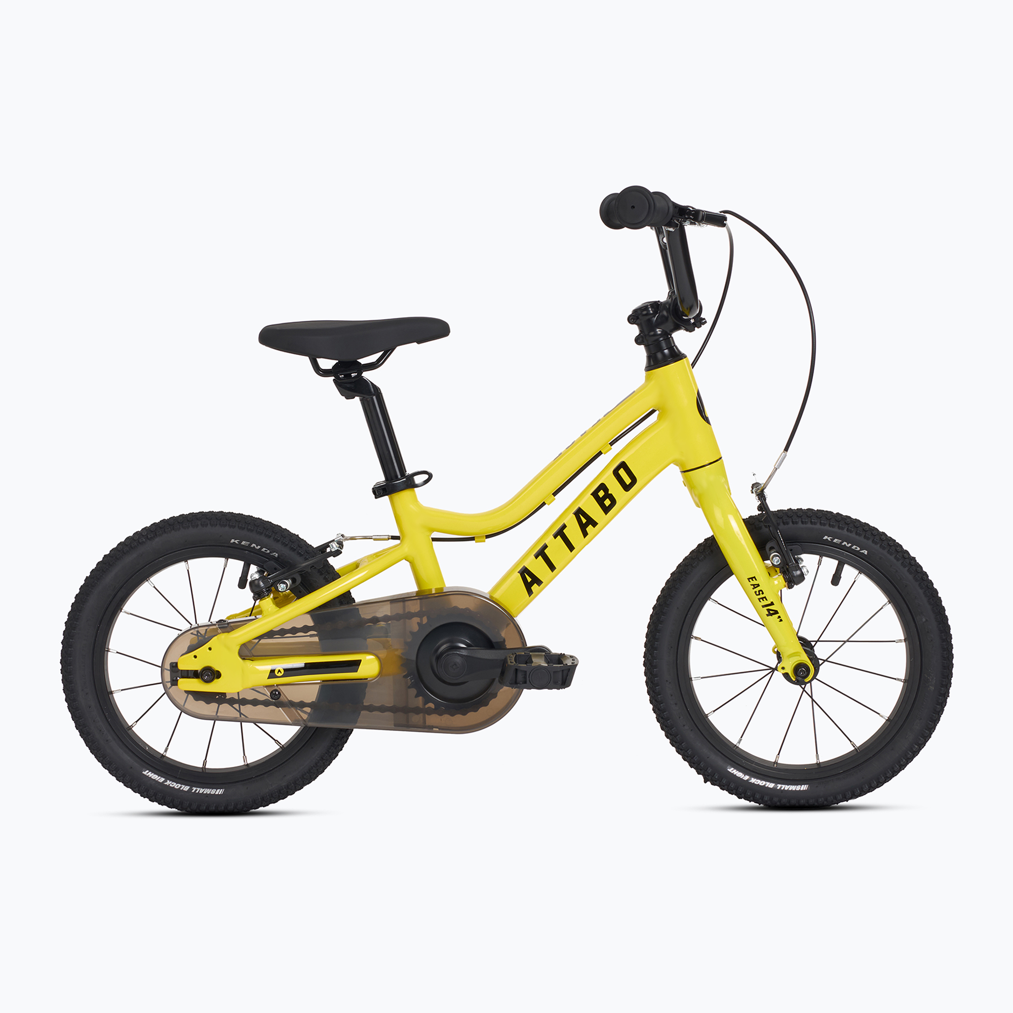 Bicicletă pentru copii ATTABO EASE 14" galbenă