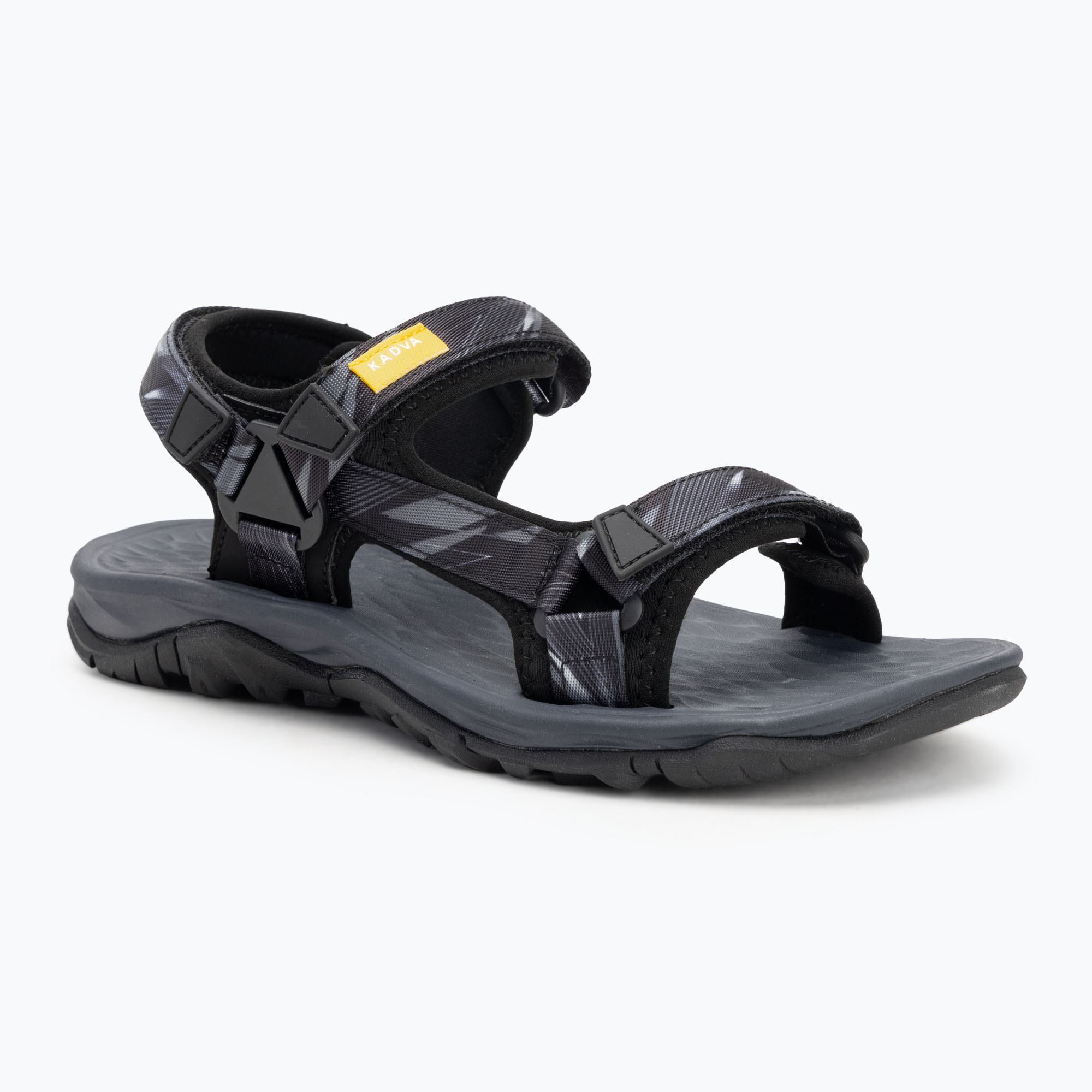 Sandale pentru bărbați KADVA Cruzo negre (Cruzo KDV-B5AP067-BLK)