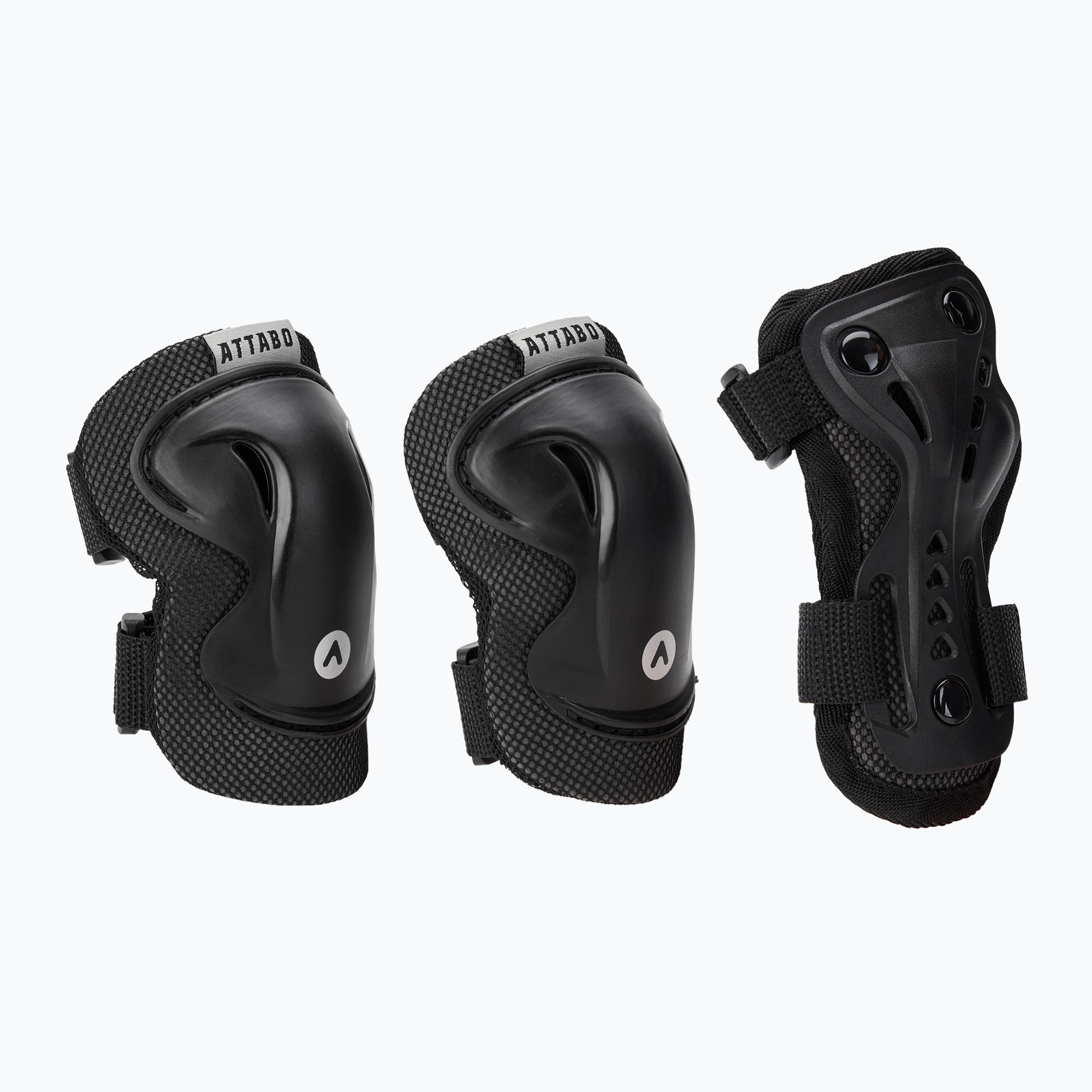Set de apărători pentru copii ATTABO Imp Set negru (Imp Set)