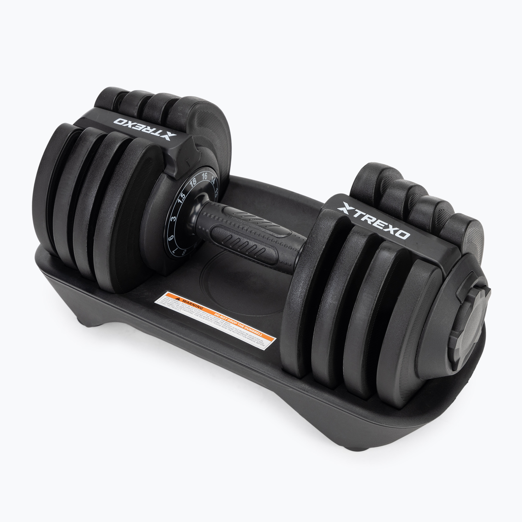 Halteră reglabilă TREXO TXO-B4W003 18 kg negru (TXO-B4W003-B)