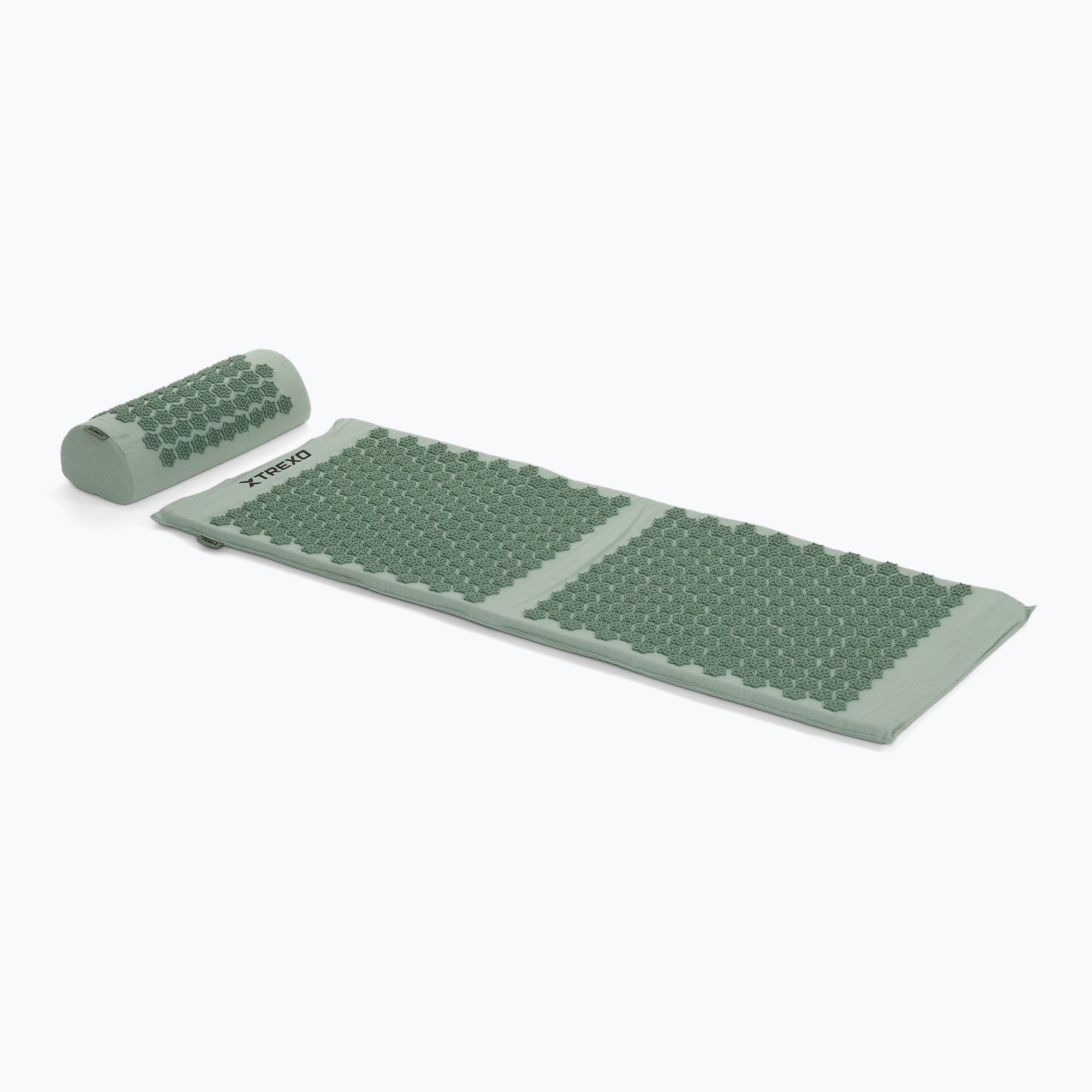 Saltea de presopunctură TREXO duża z poduszką TXO-B4Z005-GN verde (TXO-B4Z005-GN)