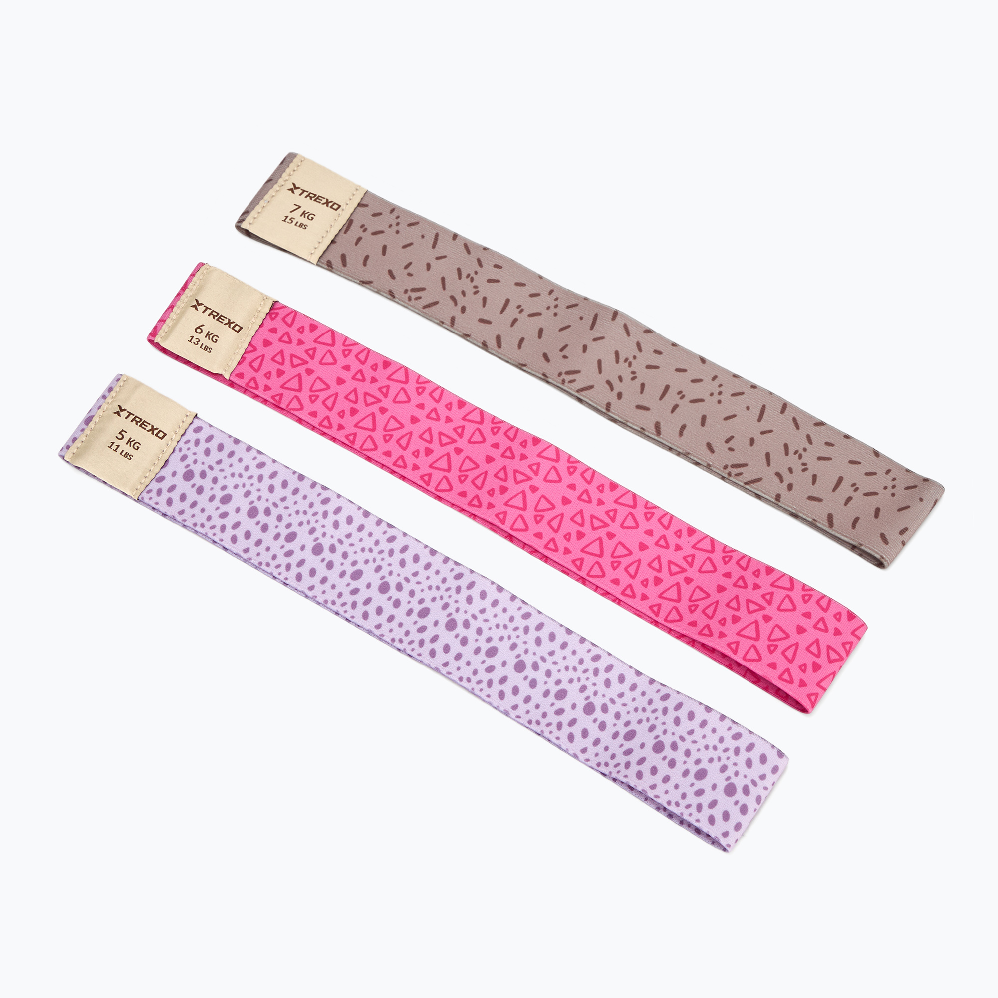 Set de benzi TREXO haft TXO-B4Z065-ALL multicolor