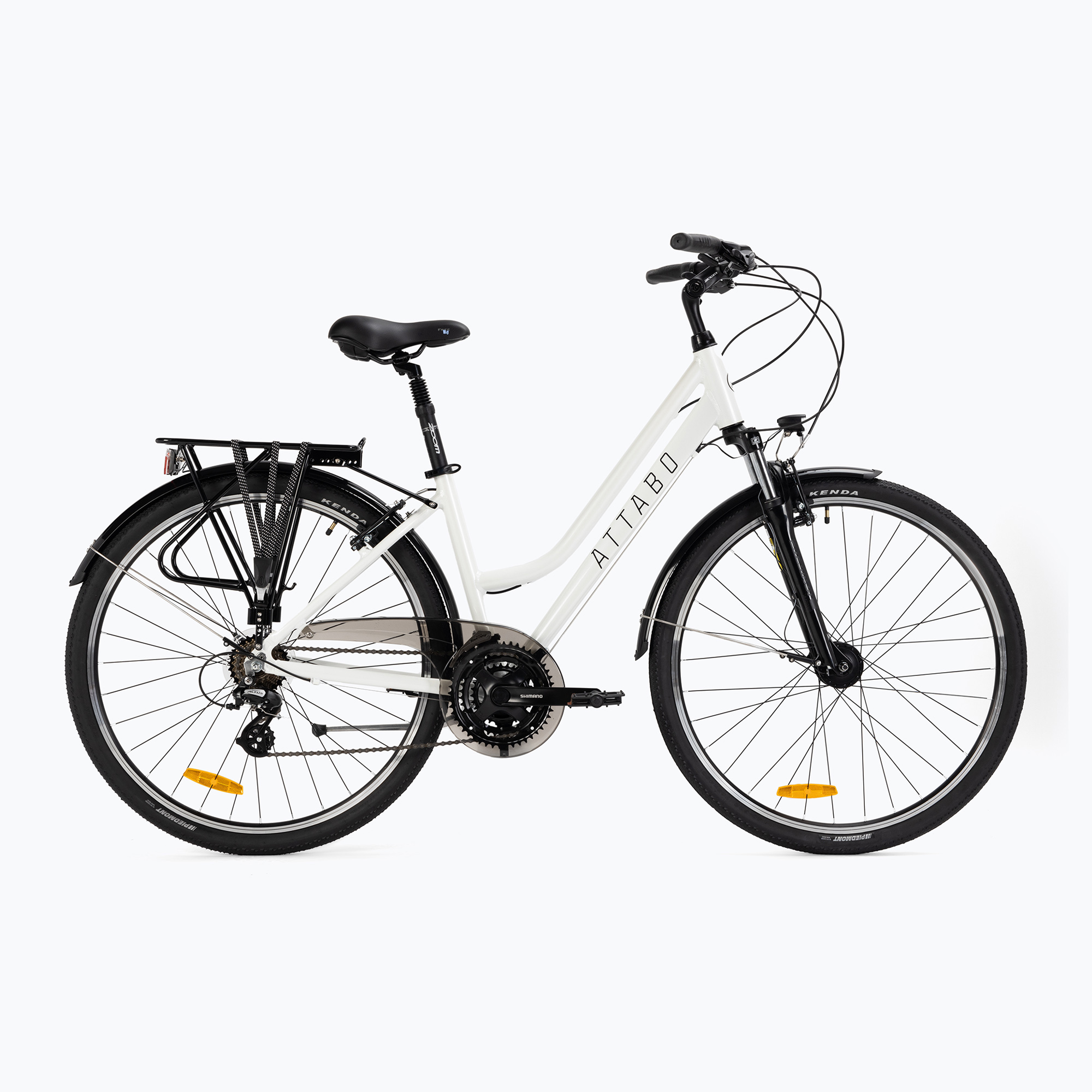 Bicicletă de trekking pentru femei ATTABO Trekking 17" albă (Trekking ATB-TR017-W)