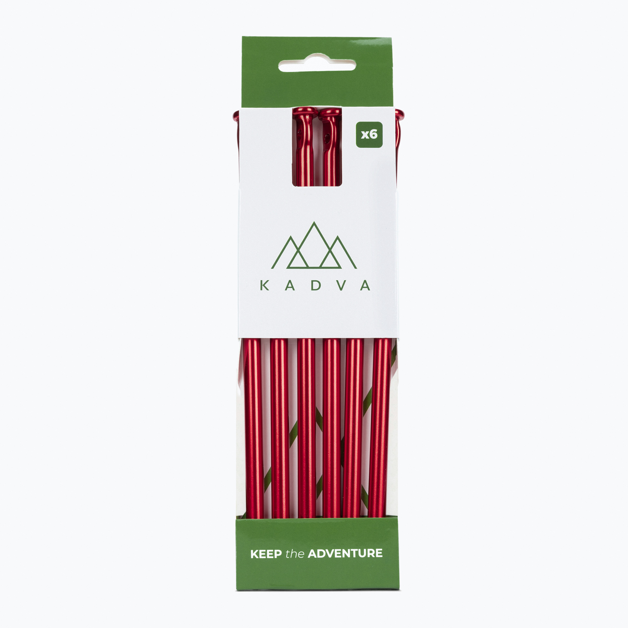 KADVA Alupin Alupin cuie de cort 6 buc roșu. (Alupin KDV-B4B059)