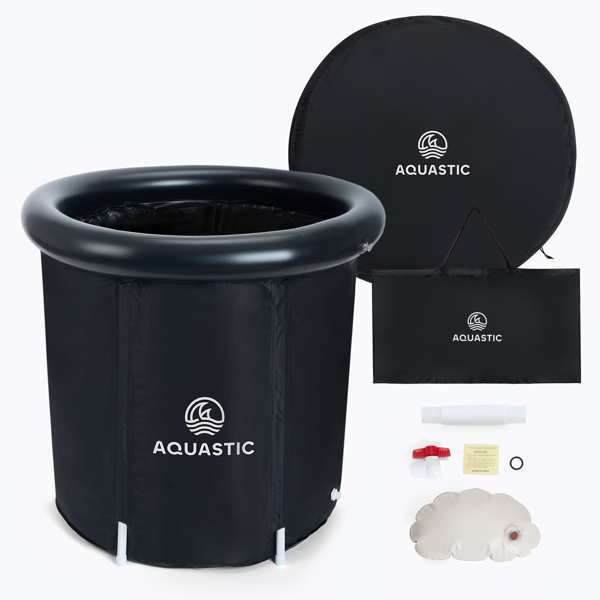 Bazin pentru apă cu gheață AQUASTIC Yeti negru (Yeti AQS-B4C001-BK)
