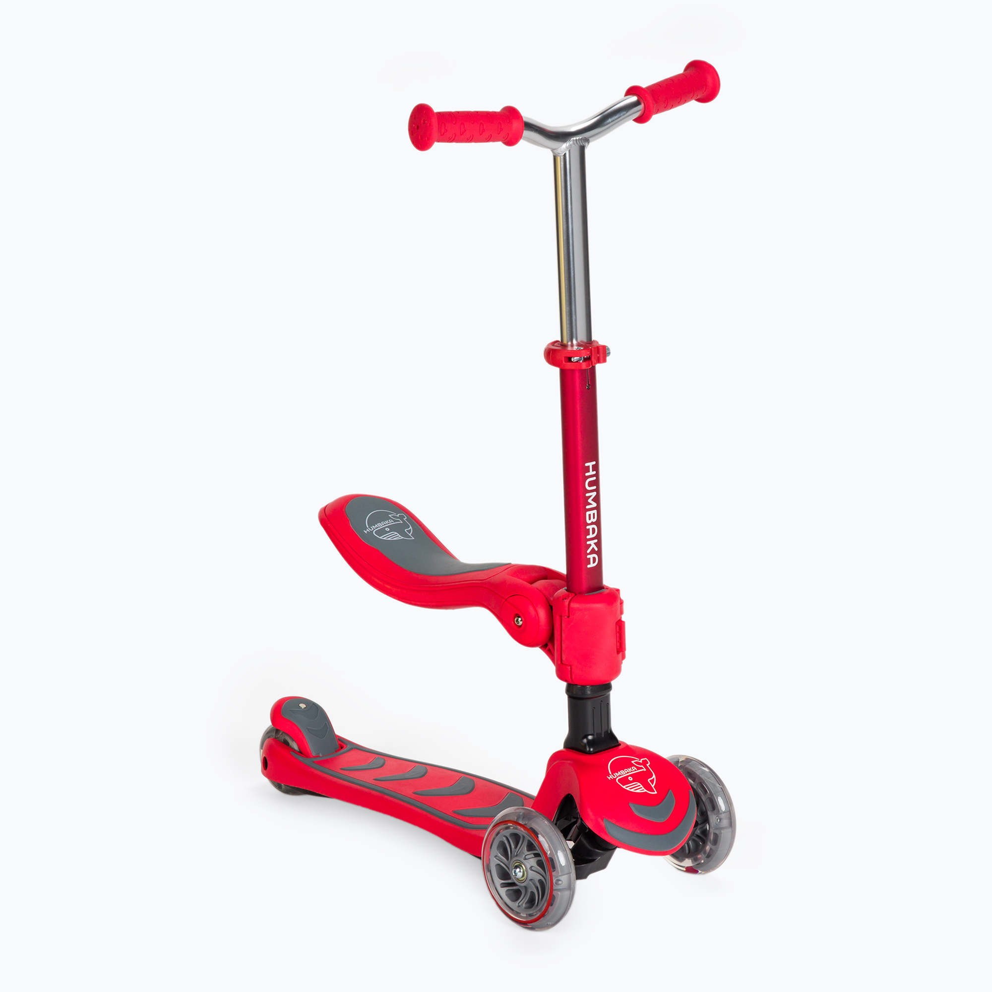HUMBAKA Mini Y scuter cu trei roți pentru copii roșu HBK-S6Y