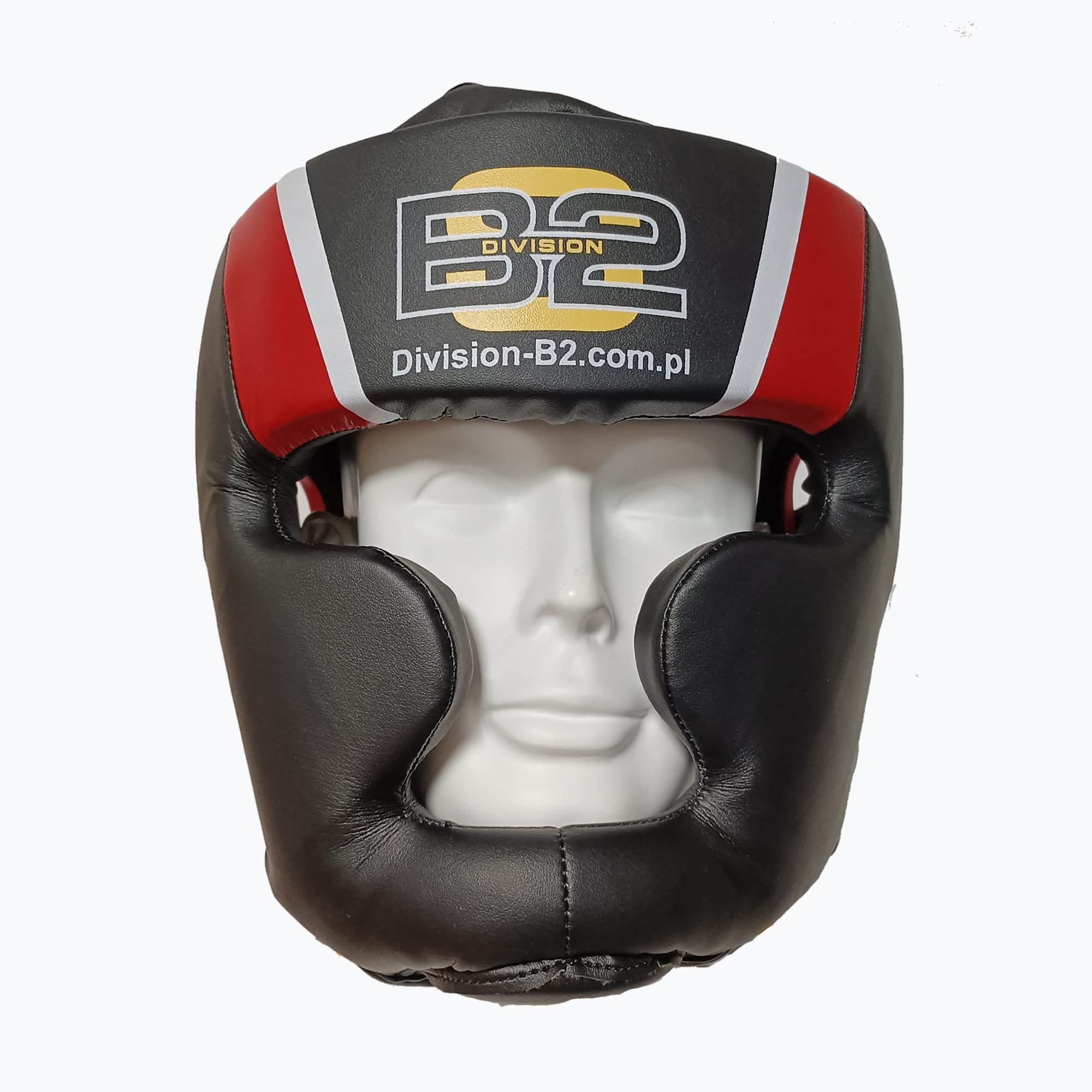 Cască de box DIVISION B-2 DIV-HGP02 black/white/red (DIV-HGP02)