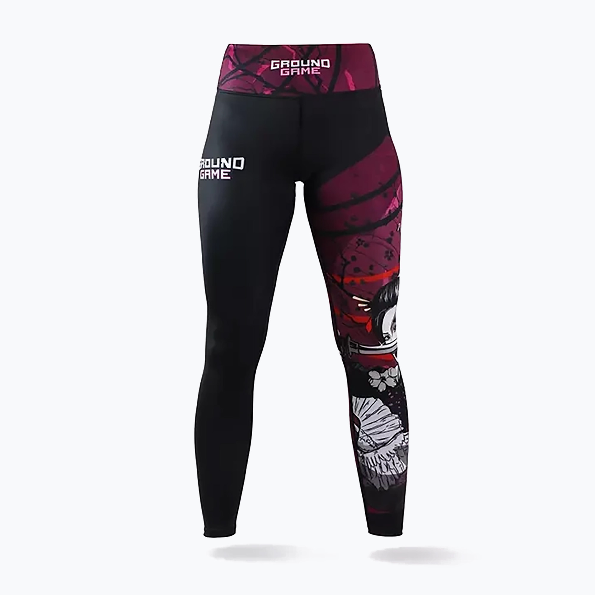 Colanți de antrenament pentru femei Ground Game Tsuru Warrior multicolor (Tsuru Warrior 22WLEGGGEISL)