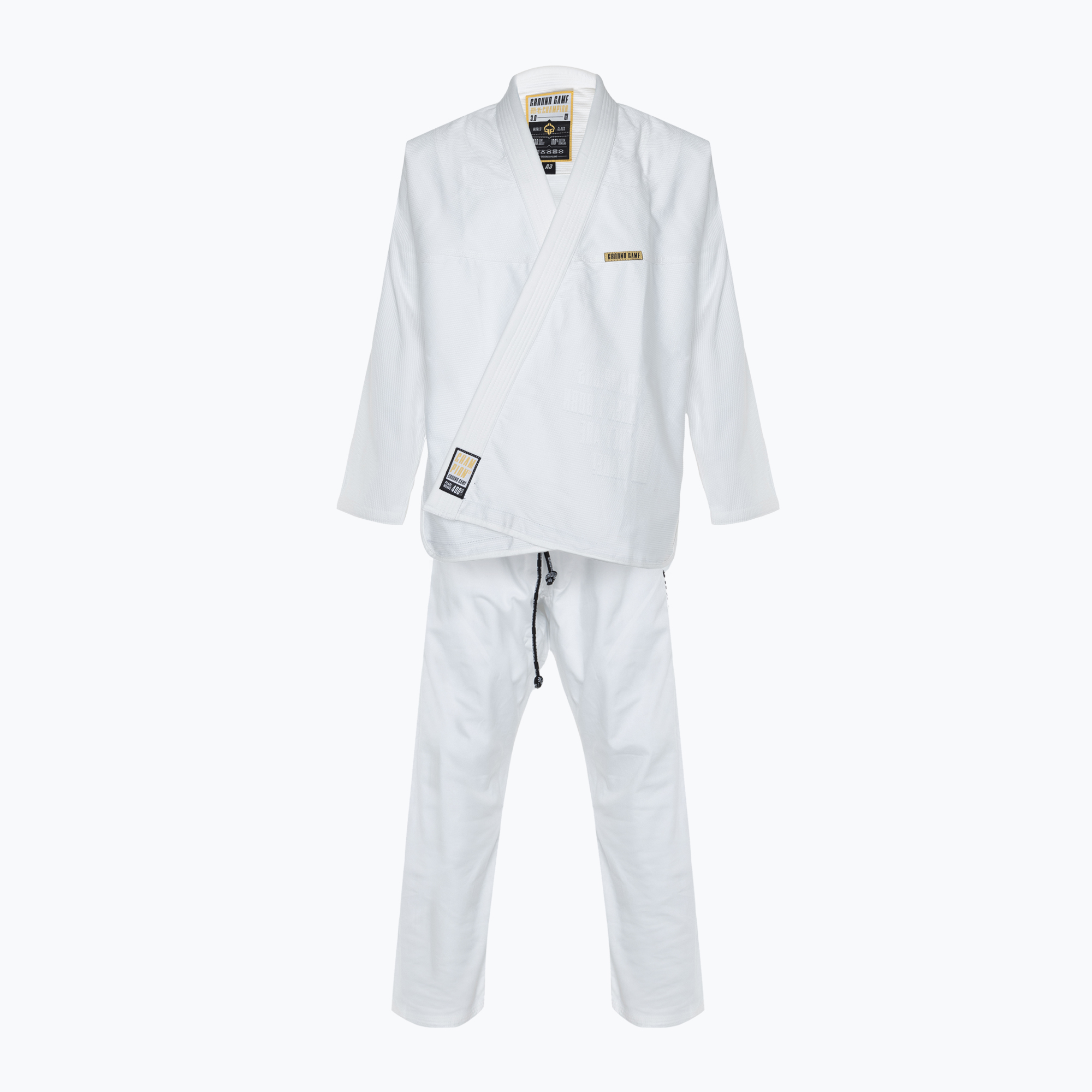 GI de jiu-jitsu brazilian Ground Game Champion 3.0 alb