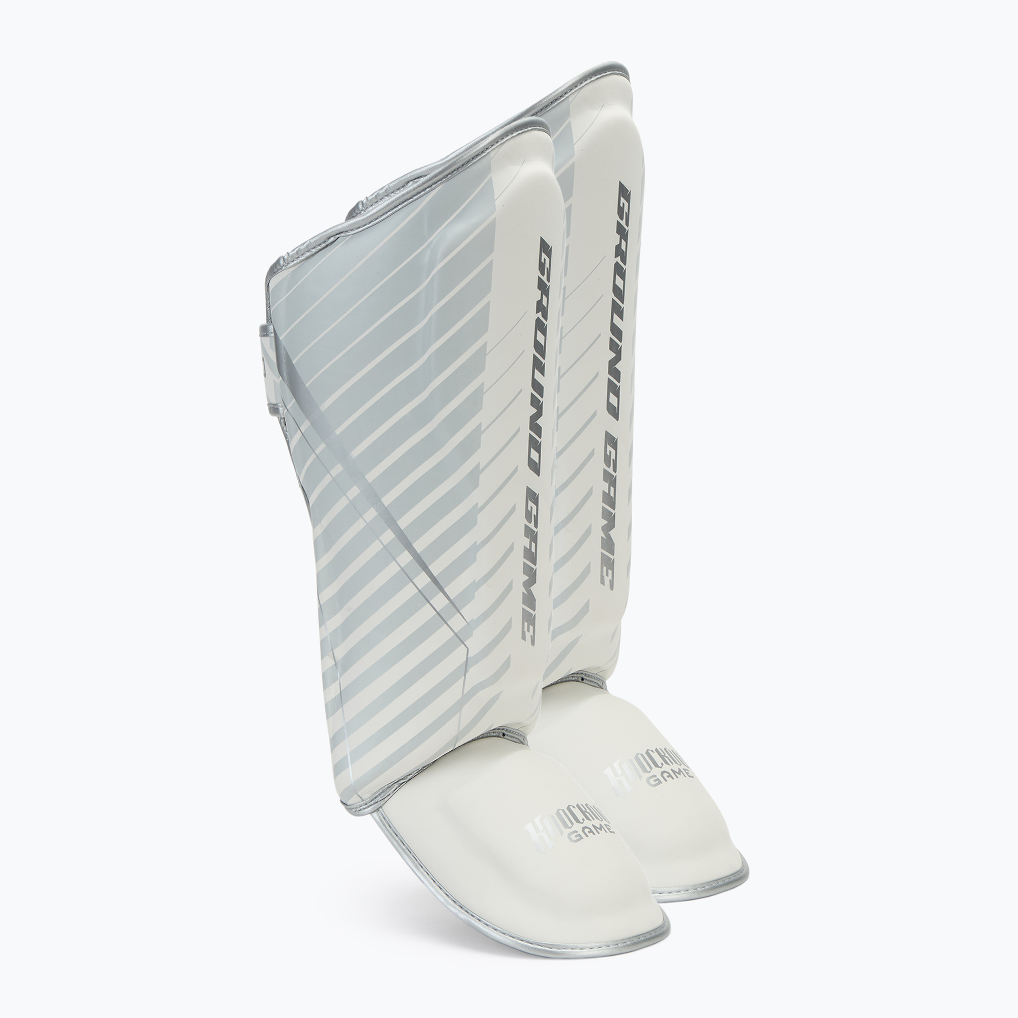 Protecții pentru tibie Ground Game Platinum alb (Platinum 2405SHINGUARDSPLATINUM)