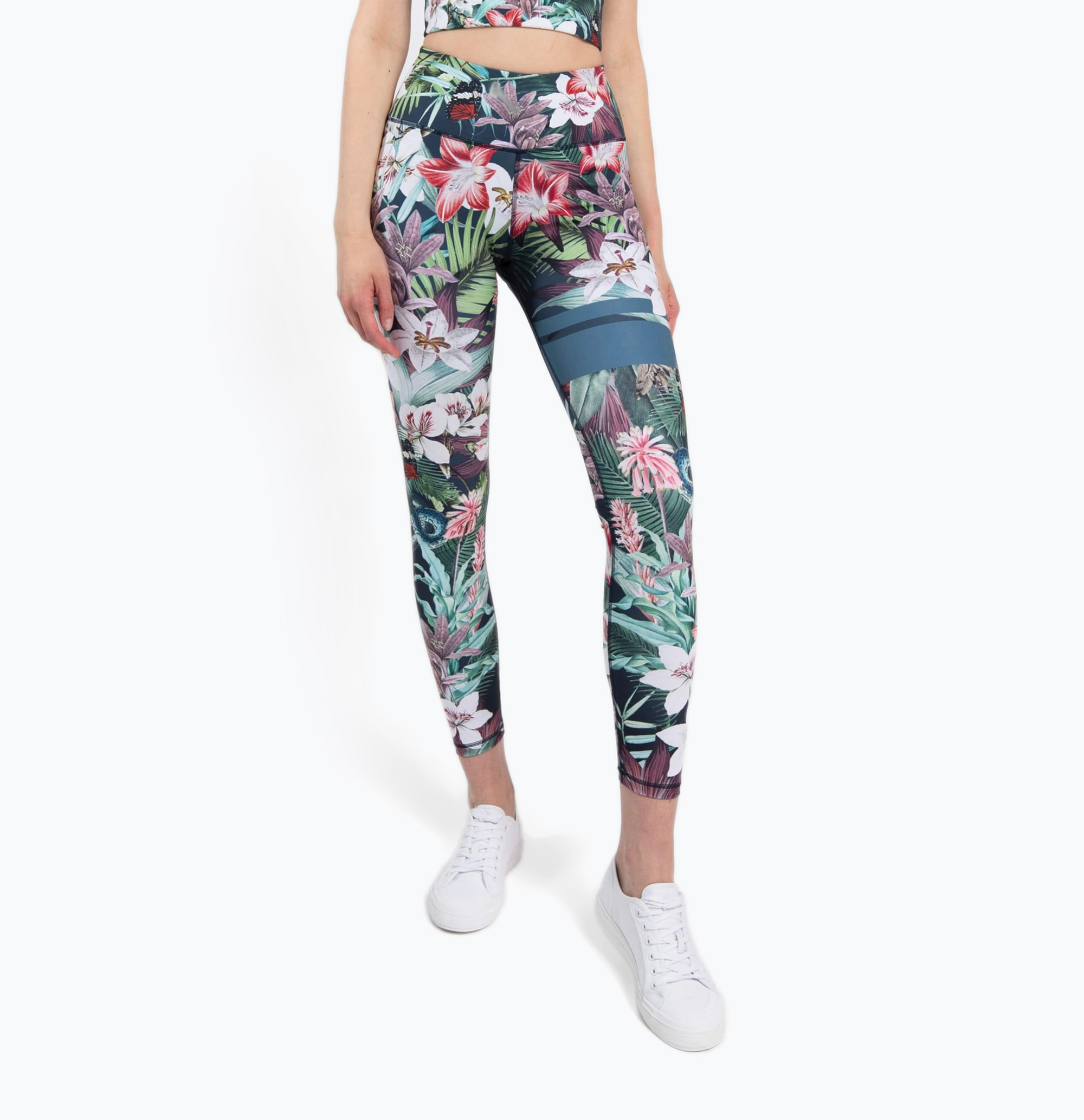 Jambiere de antrenament pentru femei PeachPerfect Jungle Vibe culoare 37246
