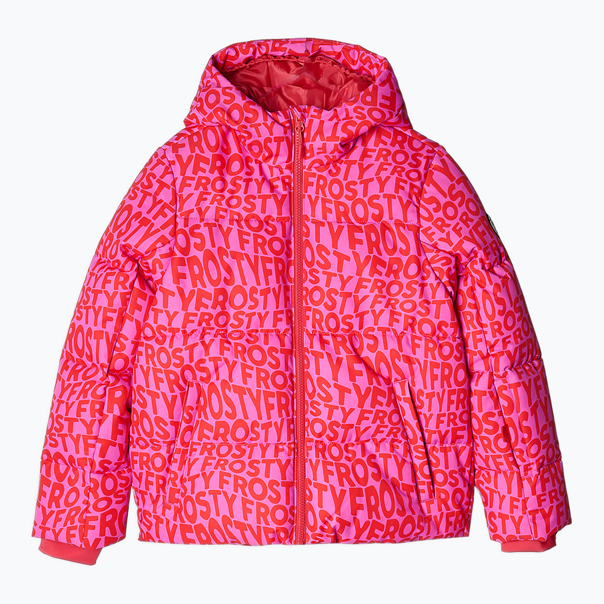 Geacă de schi pentru copii 4F F544 multicolour allover (F544 90A 4FJWAW24TTJAF544)