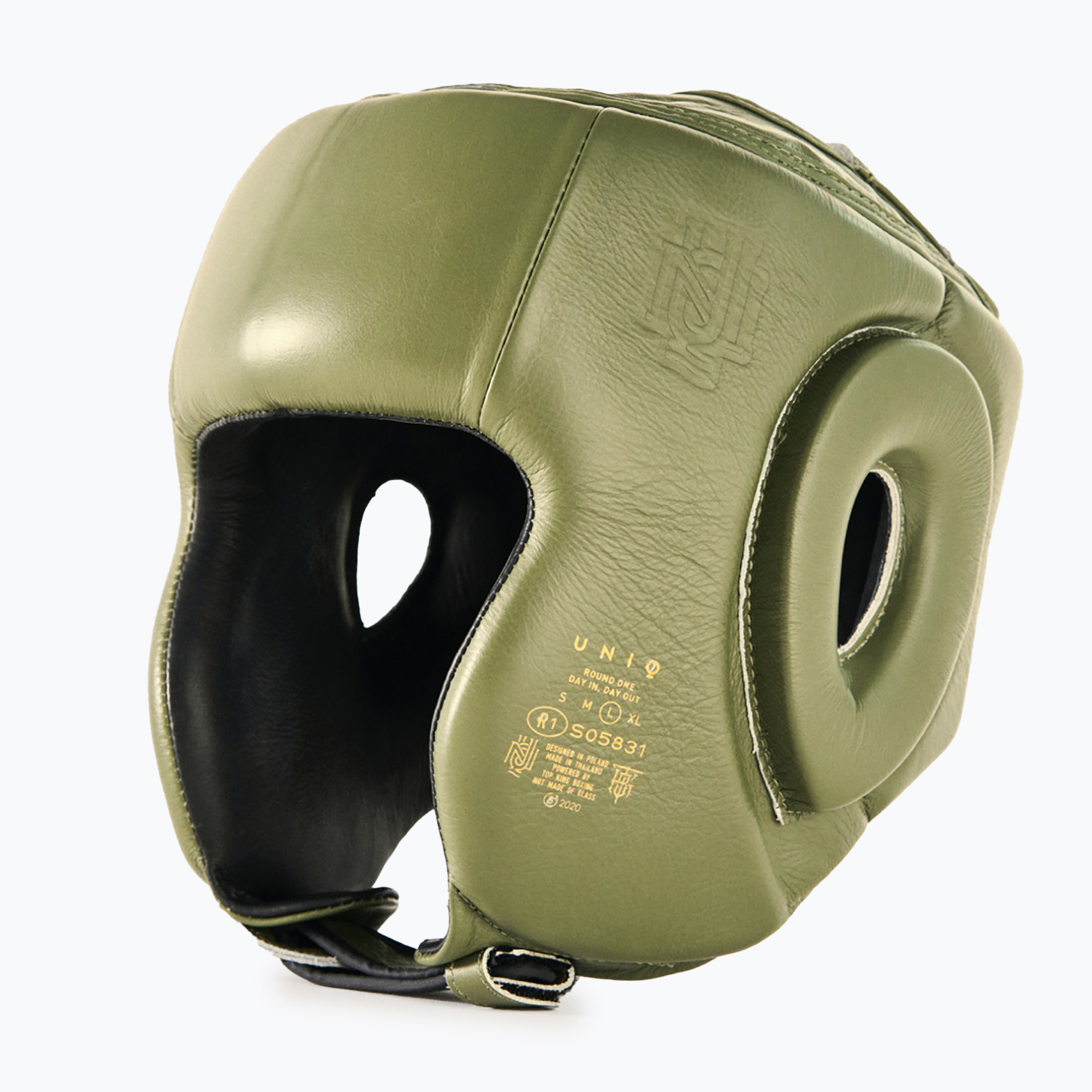 Cască de box UNIQ Competition classic khaki