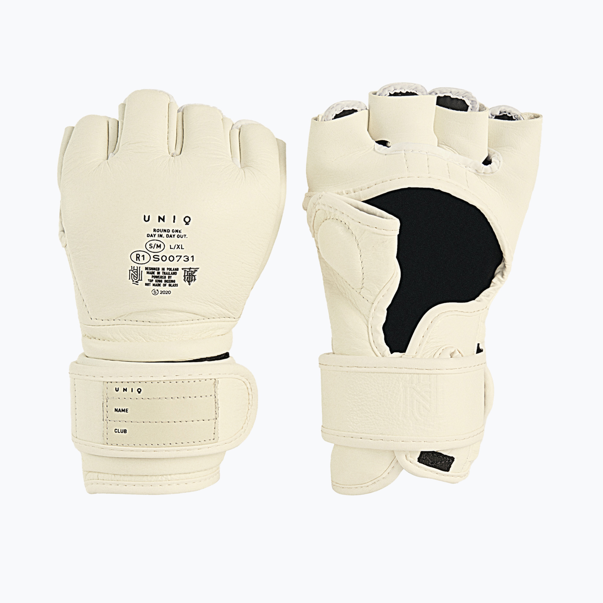 Mănuși MMA UNIQ Pro MMA technical white (Pro MMA UQMMAGLC1-PRO-WH)