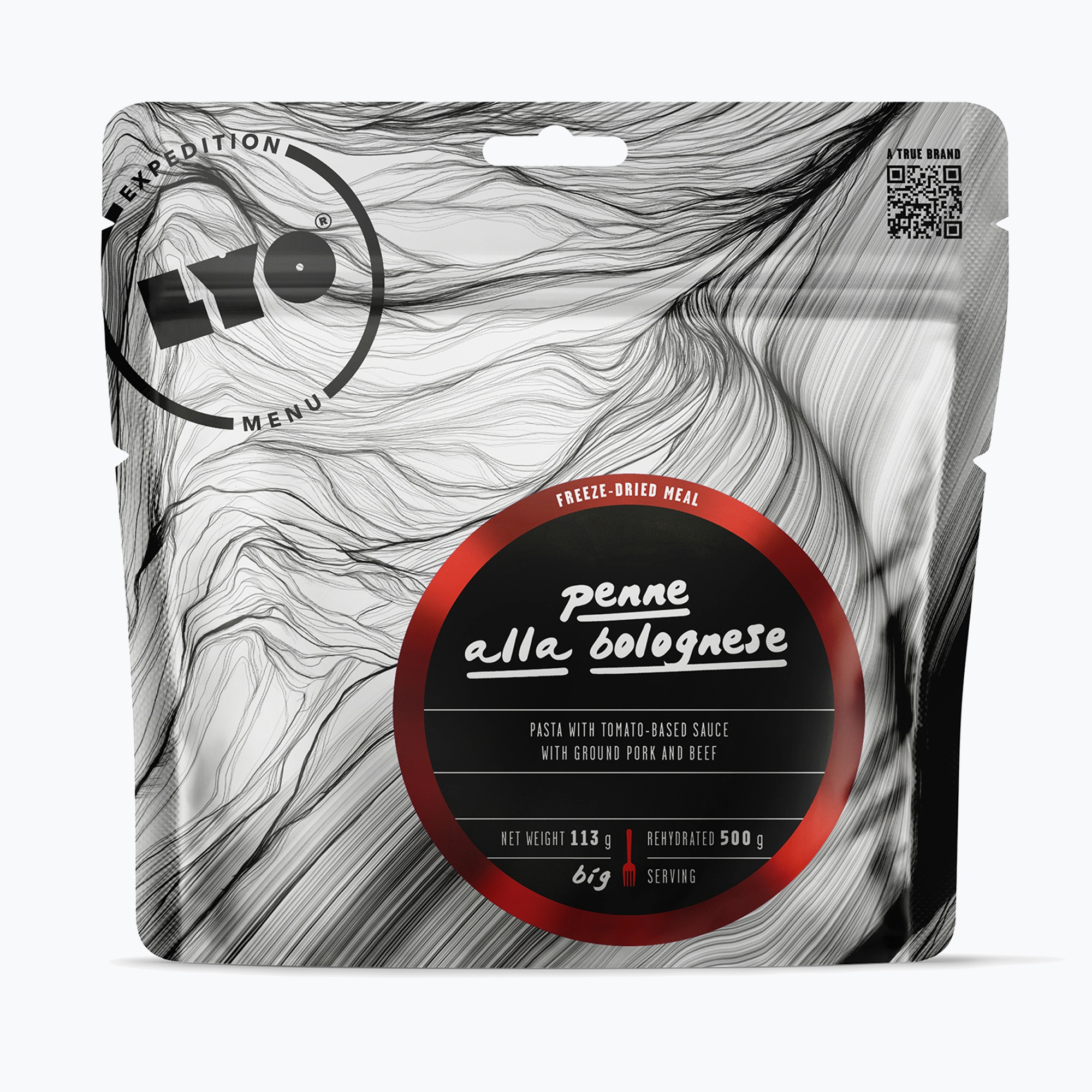 Alimente liofilizate LYOFOOD Penne à la bolognese 370 g (Penne à la bolognese KE-D07M)