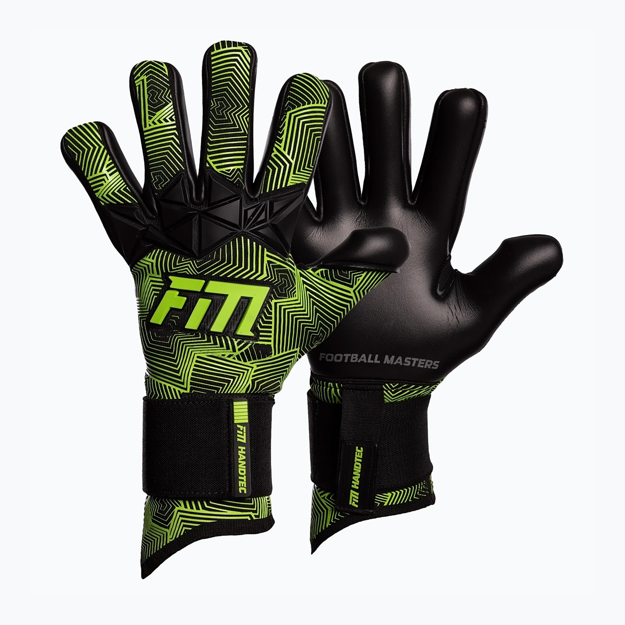 Mănuși de portar Football Masters Varis X Pro NC black/green (Varis X Pro NC 1862-3)