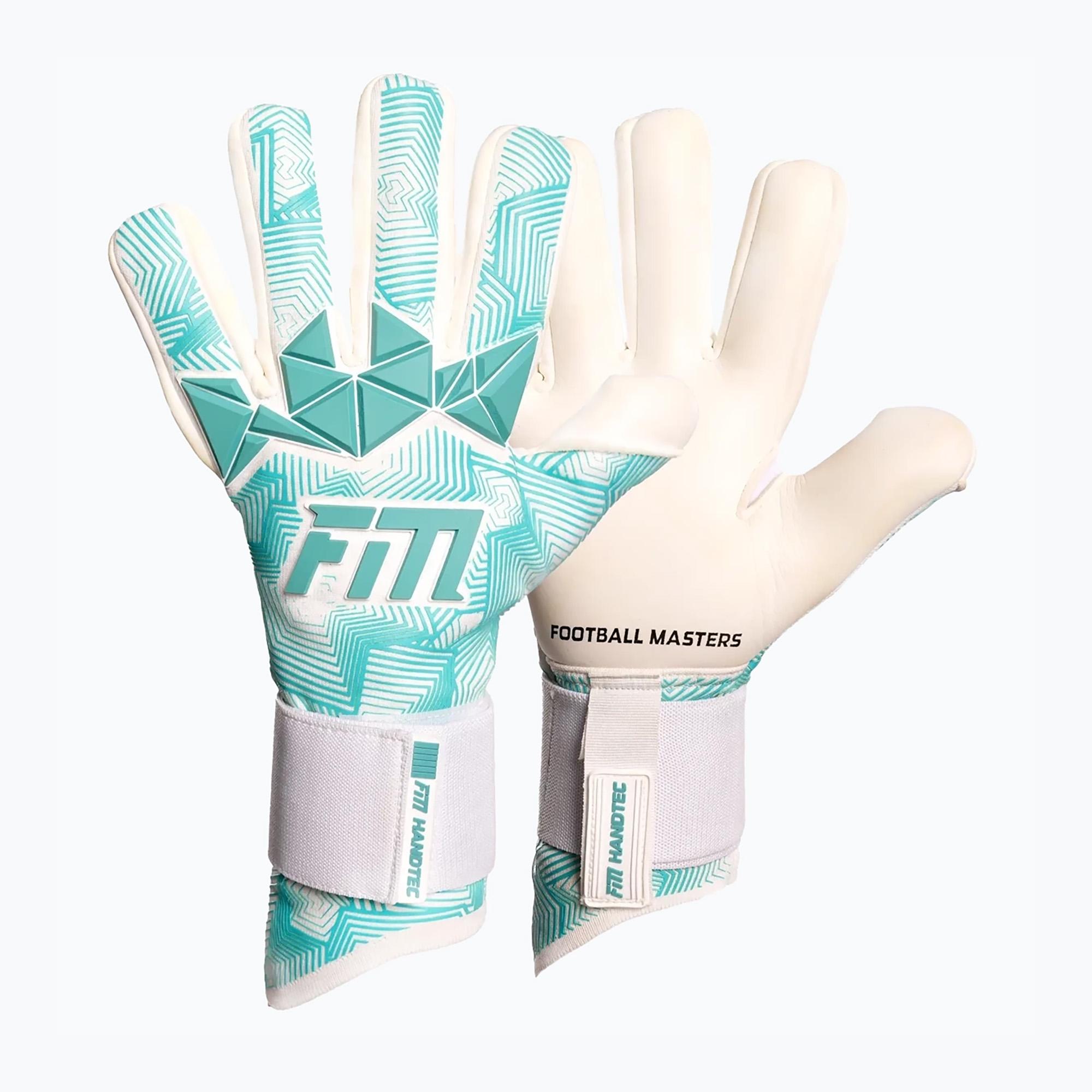 Mănuși de portar Football Masters Varis X Pro NC white/ocean (Varis X Pro NC 1868-3)