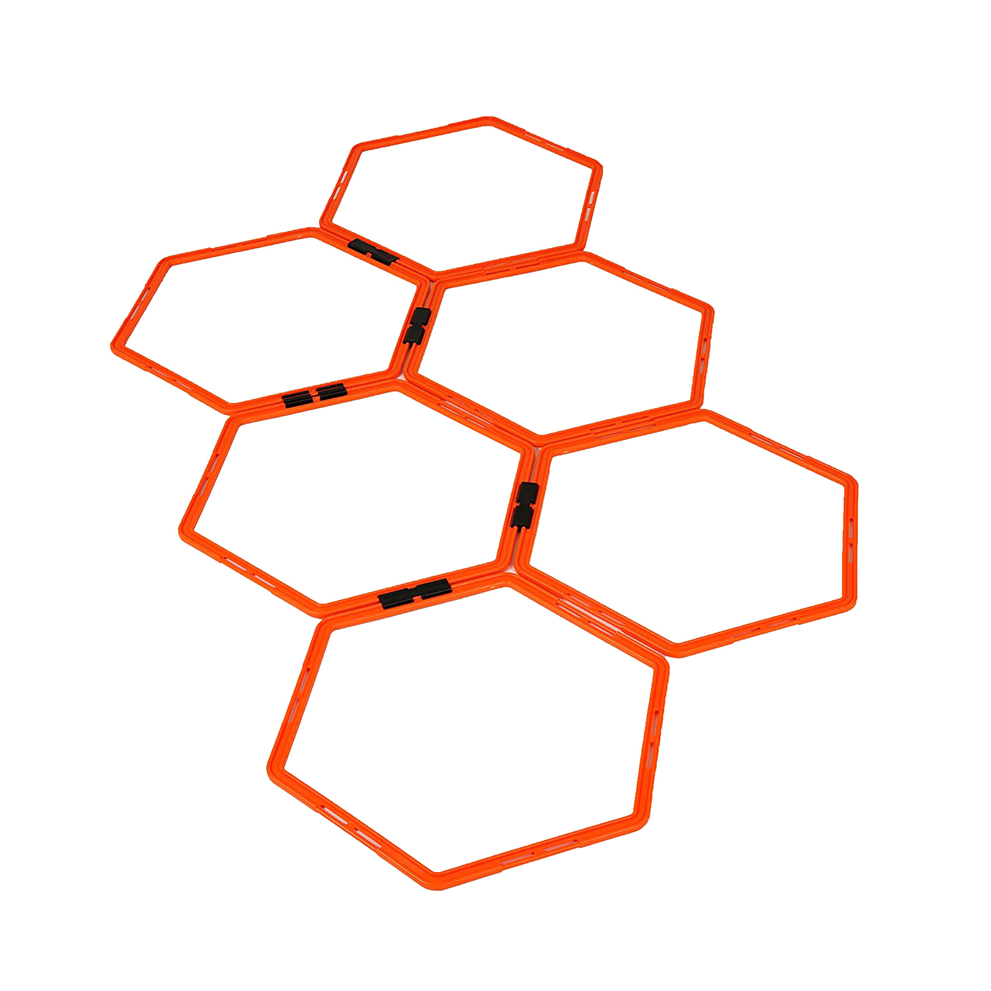 Yakimasport roți combinate de coordonare roți combinate Hexa hoops 6 buc. portocaliu 100268