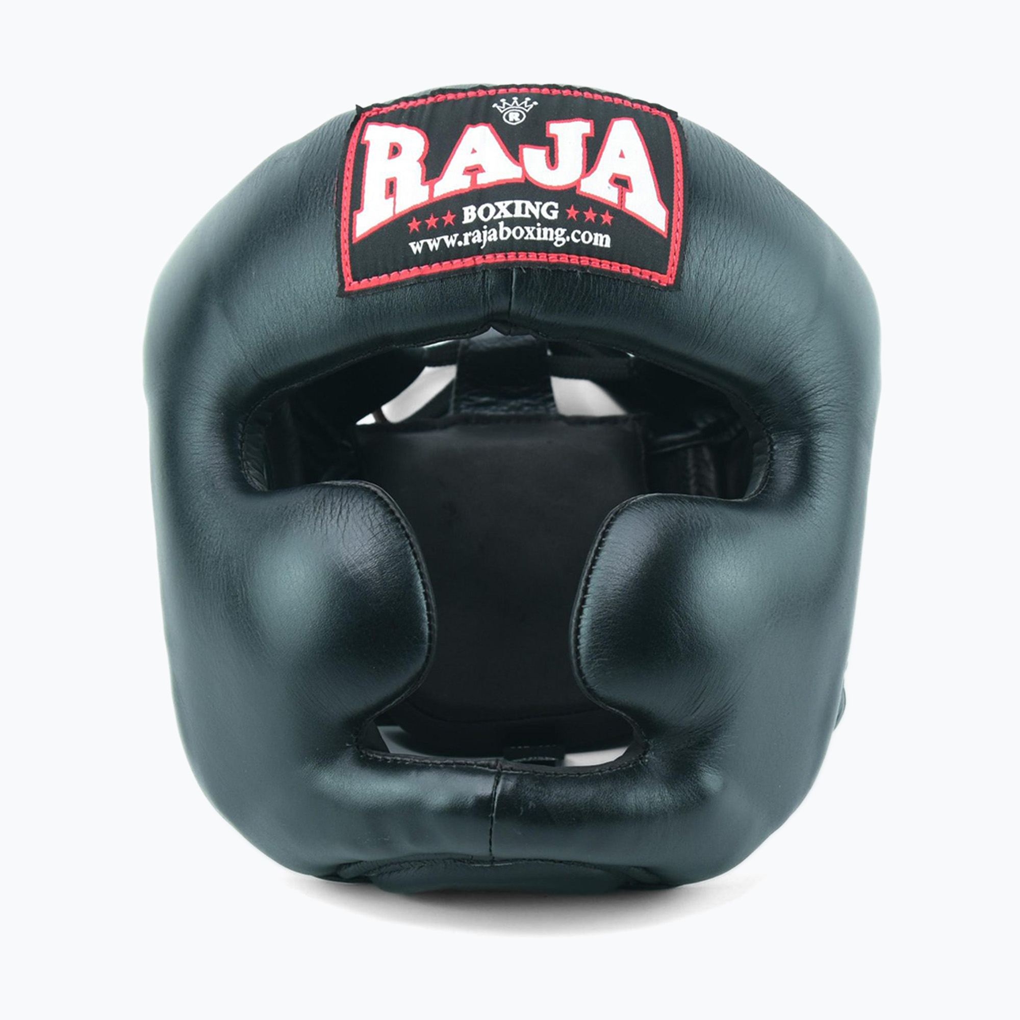 Cască de box RAJA BOXING Genuine Leather black (Genuine Leather RHG-GL-1-BC)