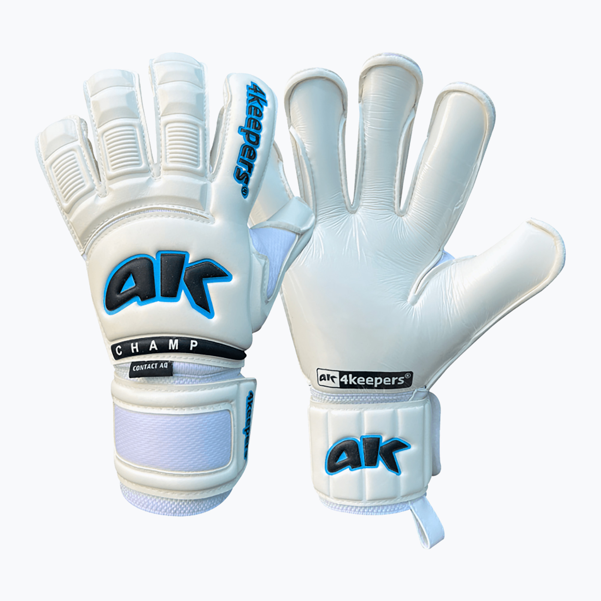 Mănuși de portar pentru copii 4Keepers Champ AQ Contact VI alb