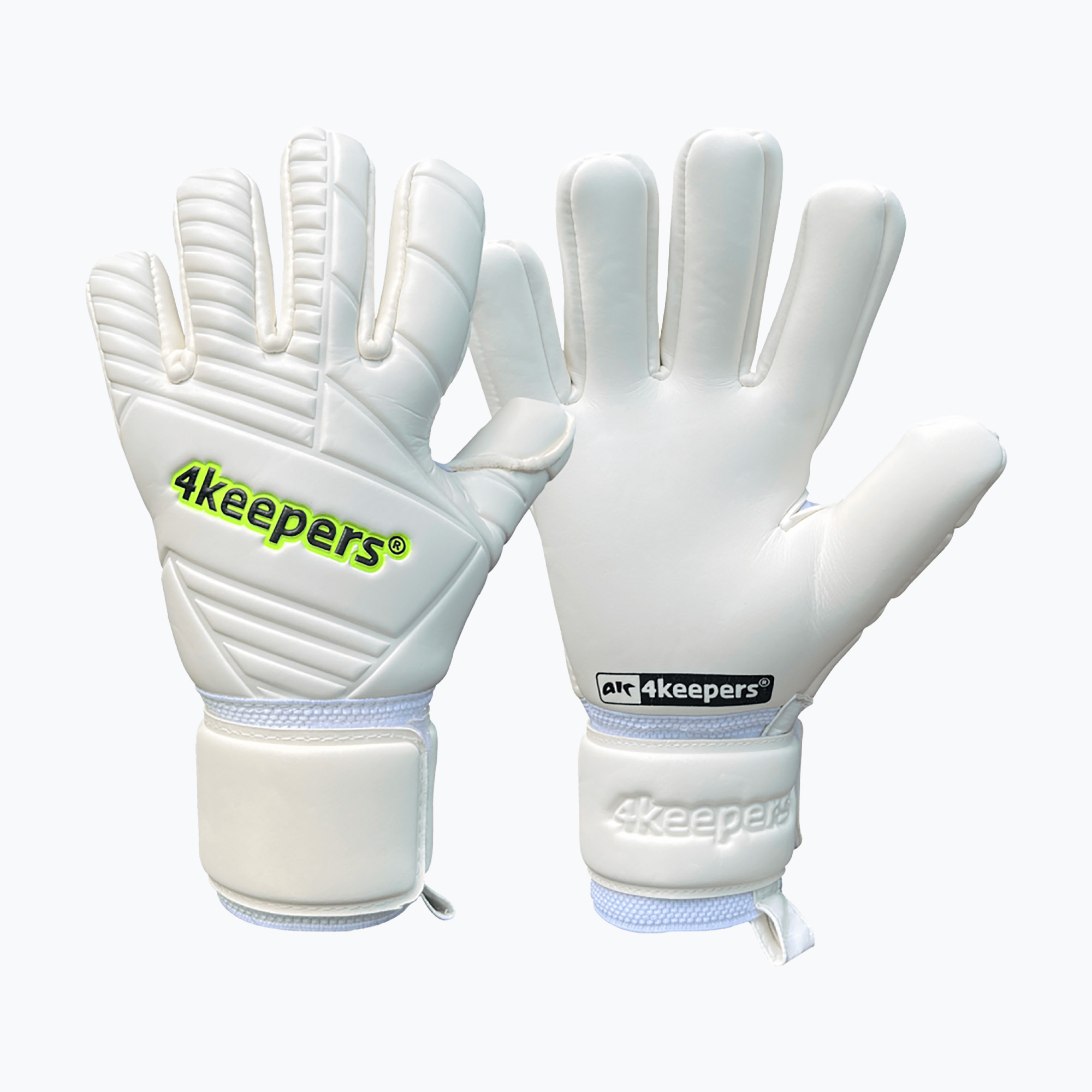 Mănuși de portar pentru copii 4keepers Retro 42 NC Jr alb (RETRO42NCJR)