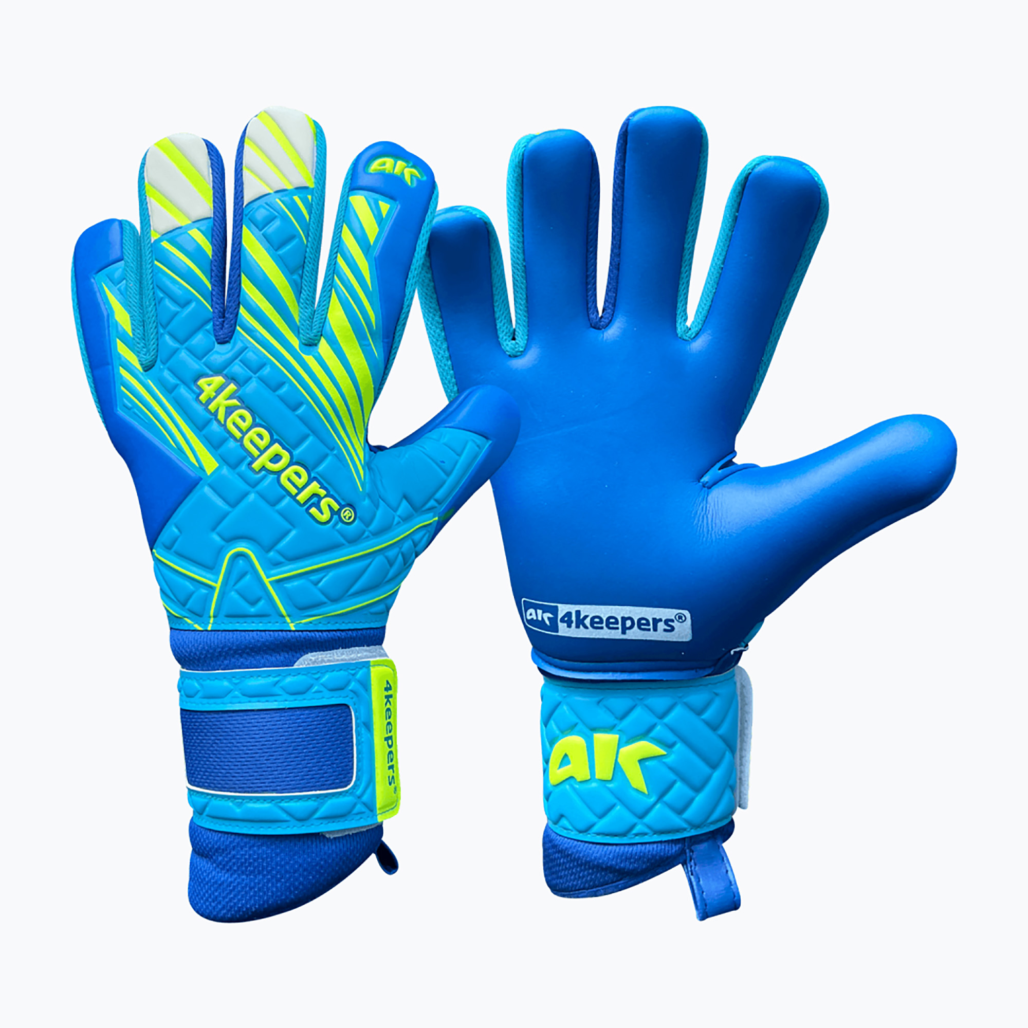 Mănuși de portar pentru copii  4keepers Soft Azur NC Jr albastru